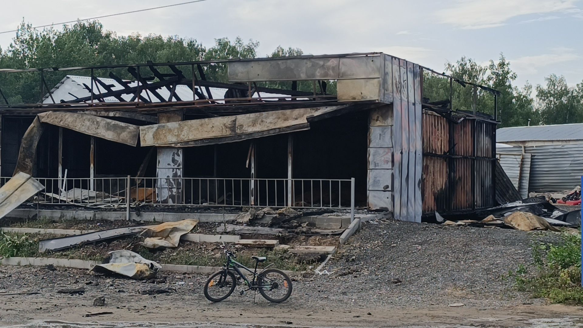 пожар, чп, рынок, химки,