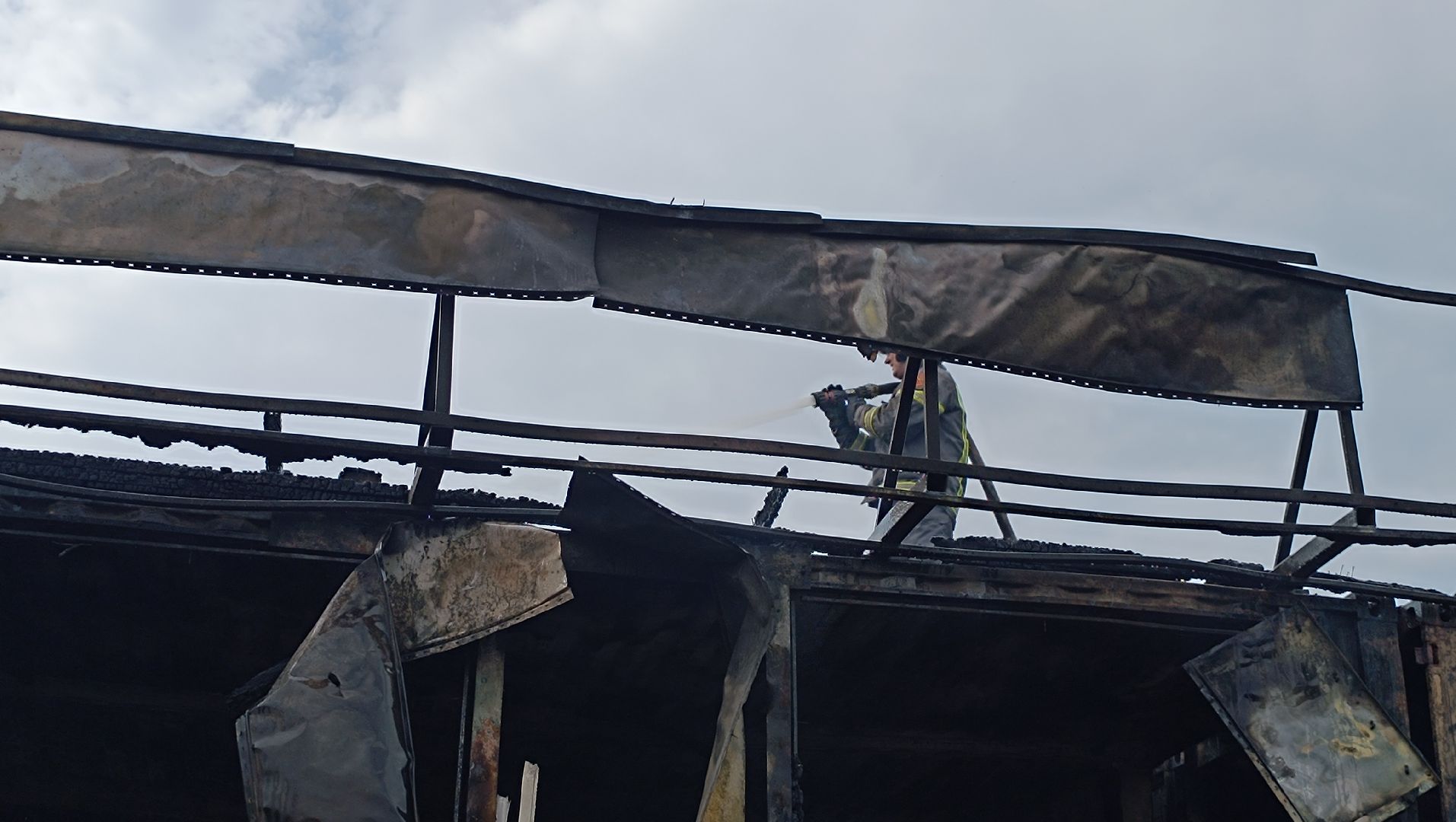 пожар, чп, рынок, химки,