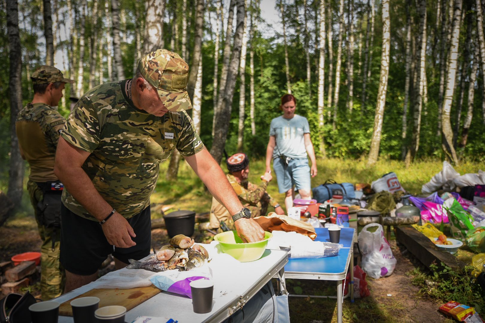 бронницы, бронницкая казачья молоджная сотня , полевой выход , патриотический клуб в бронницах, дети, курс молодого бойца ,