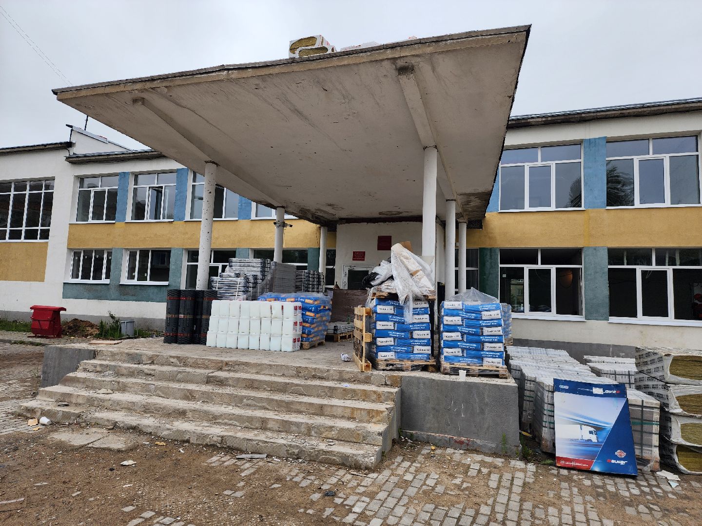 серпухов, улица советская, школа 9, гардероб для учителей, капитальный ремонт школы,