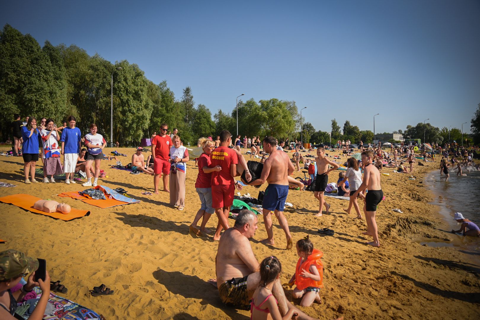 воскресенск, российский красный крест в воскресенске, мастер-класс по сердечно-легочной реанимации ,