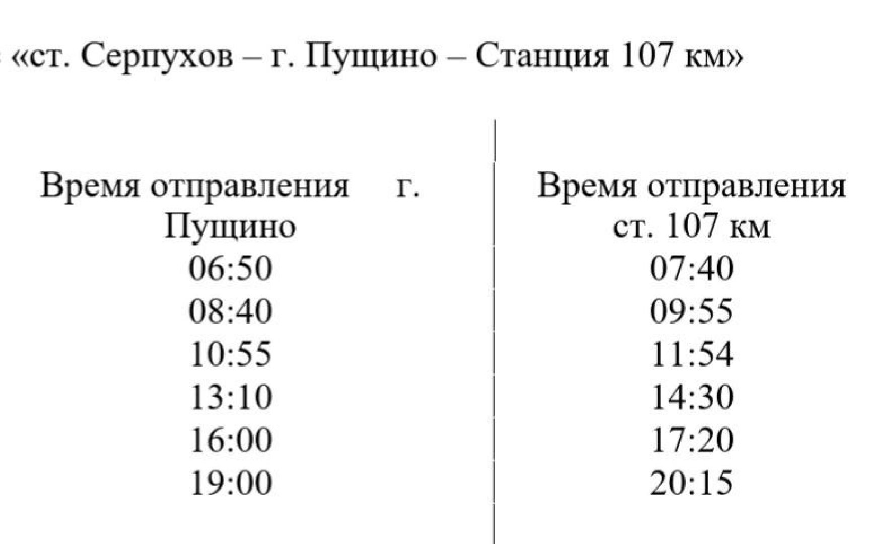 Пущино, транспорт