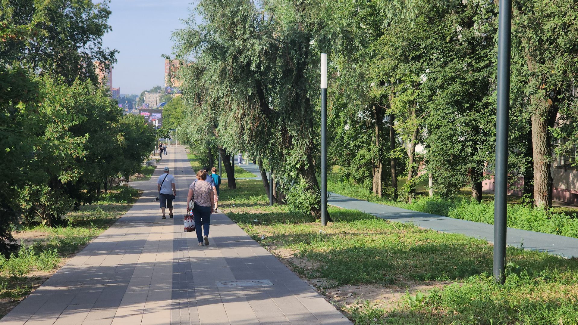 щёлково, сквер вдоль пролетарского проспекта, благоустройство сквера,