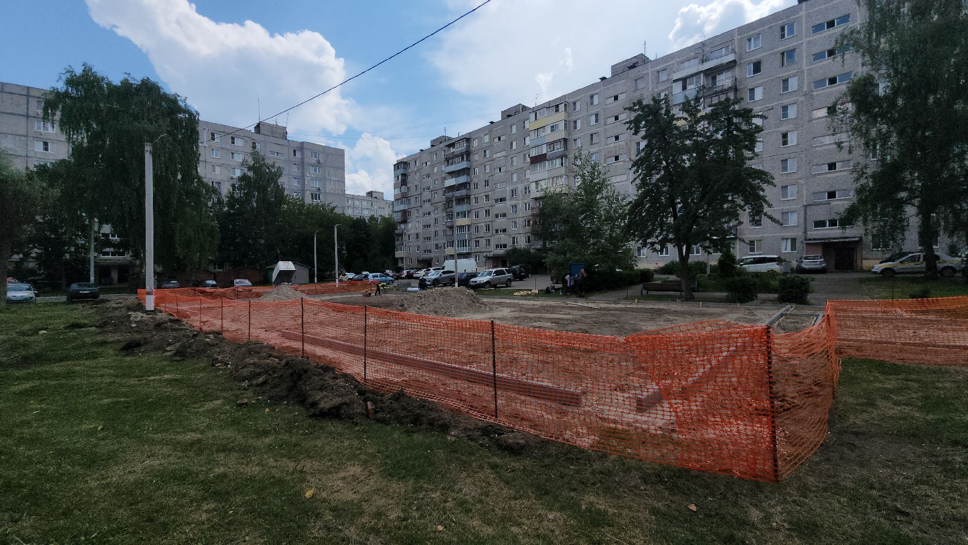 павловский посад, детская площадка, благоуйстройство,