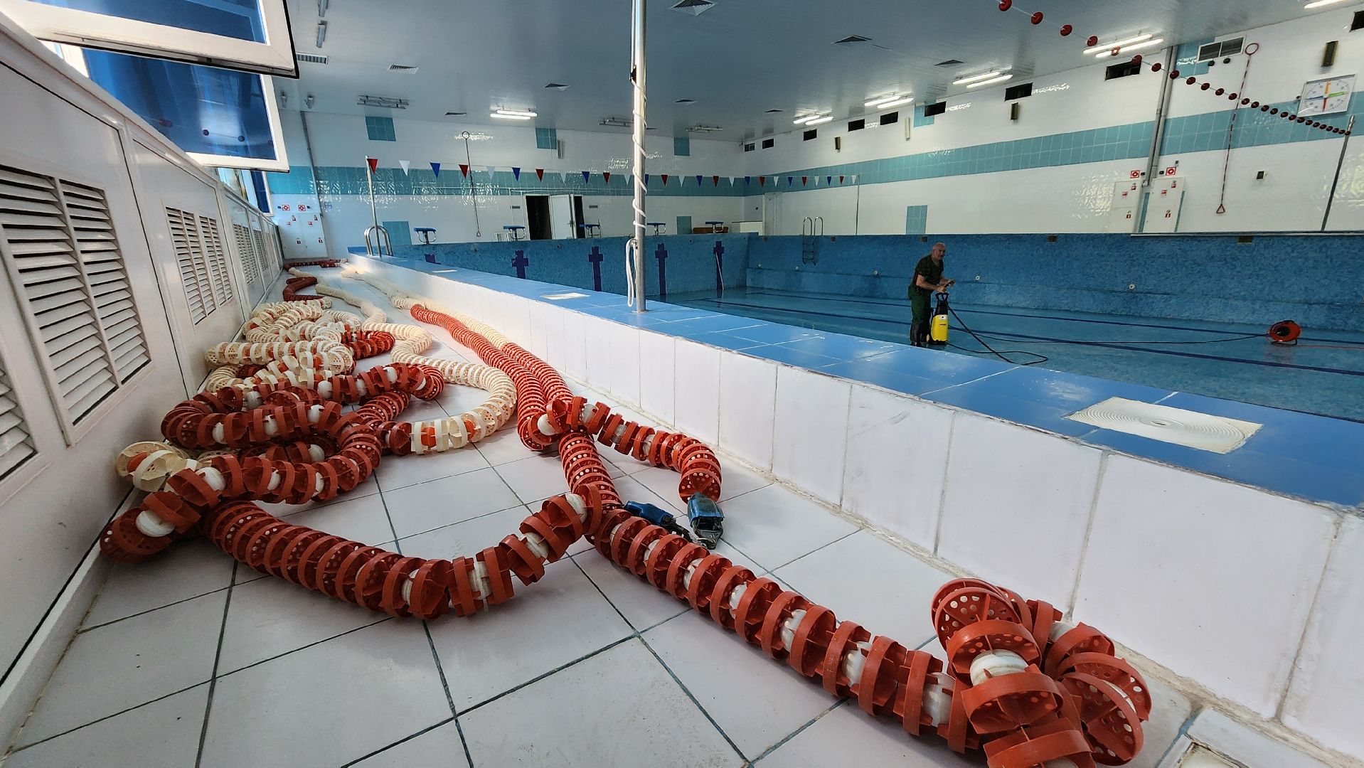 спорт, подготовка бассейна, дс импульс протвино,