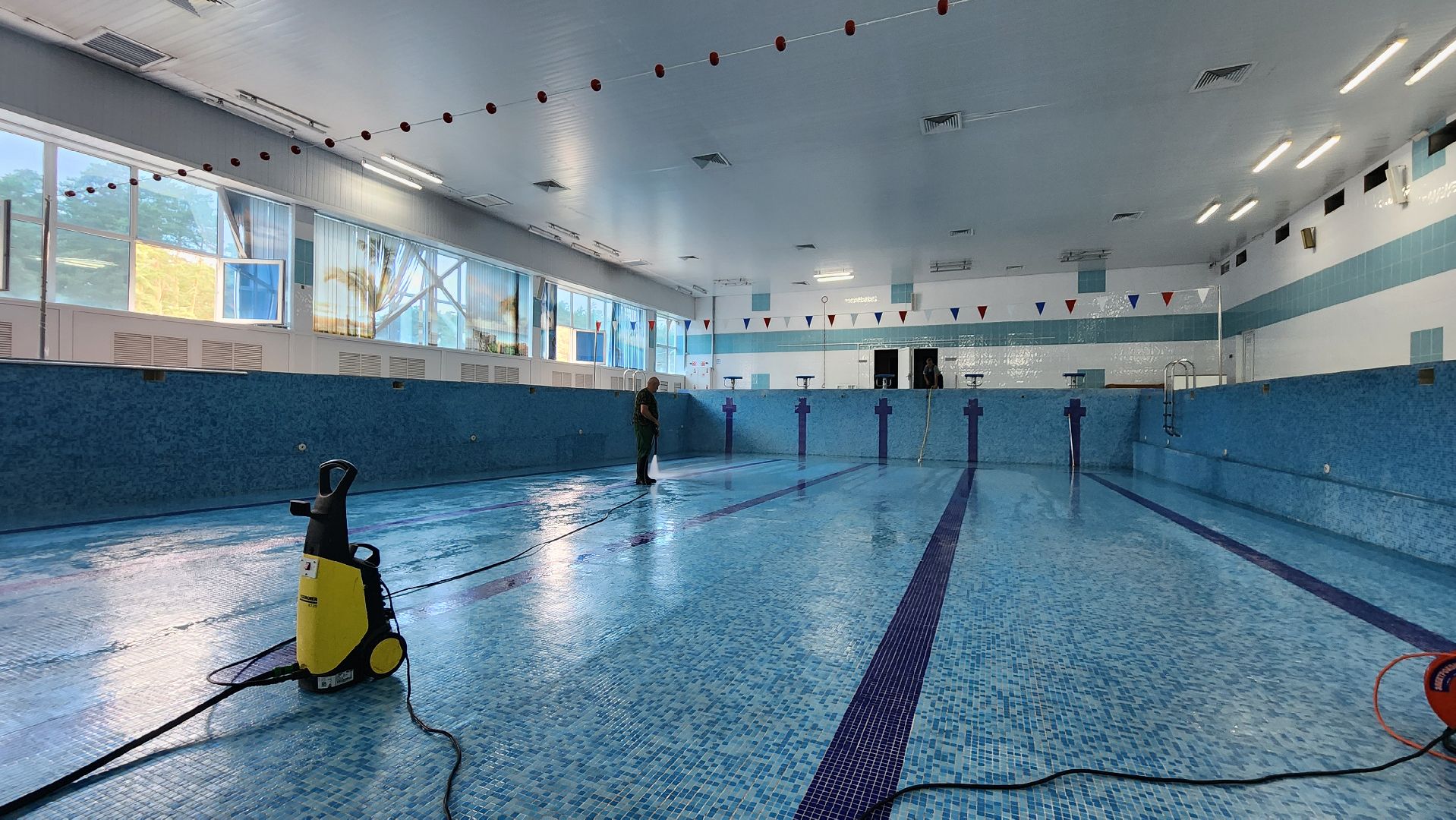 спорт, подготовка бассейна, дс импульс протвино,