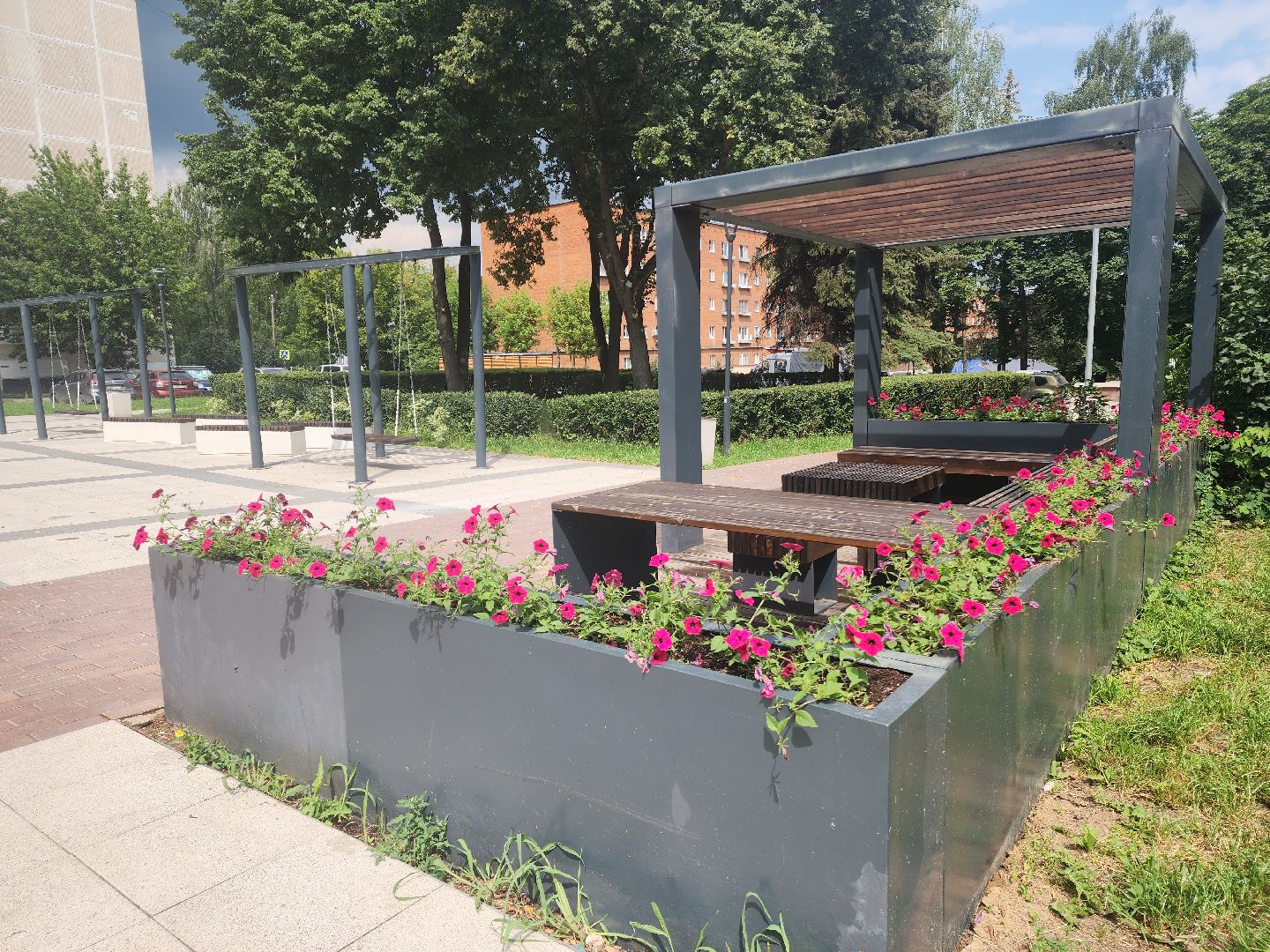 Пущино, благоустройство 2025, цветы, серпухов,