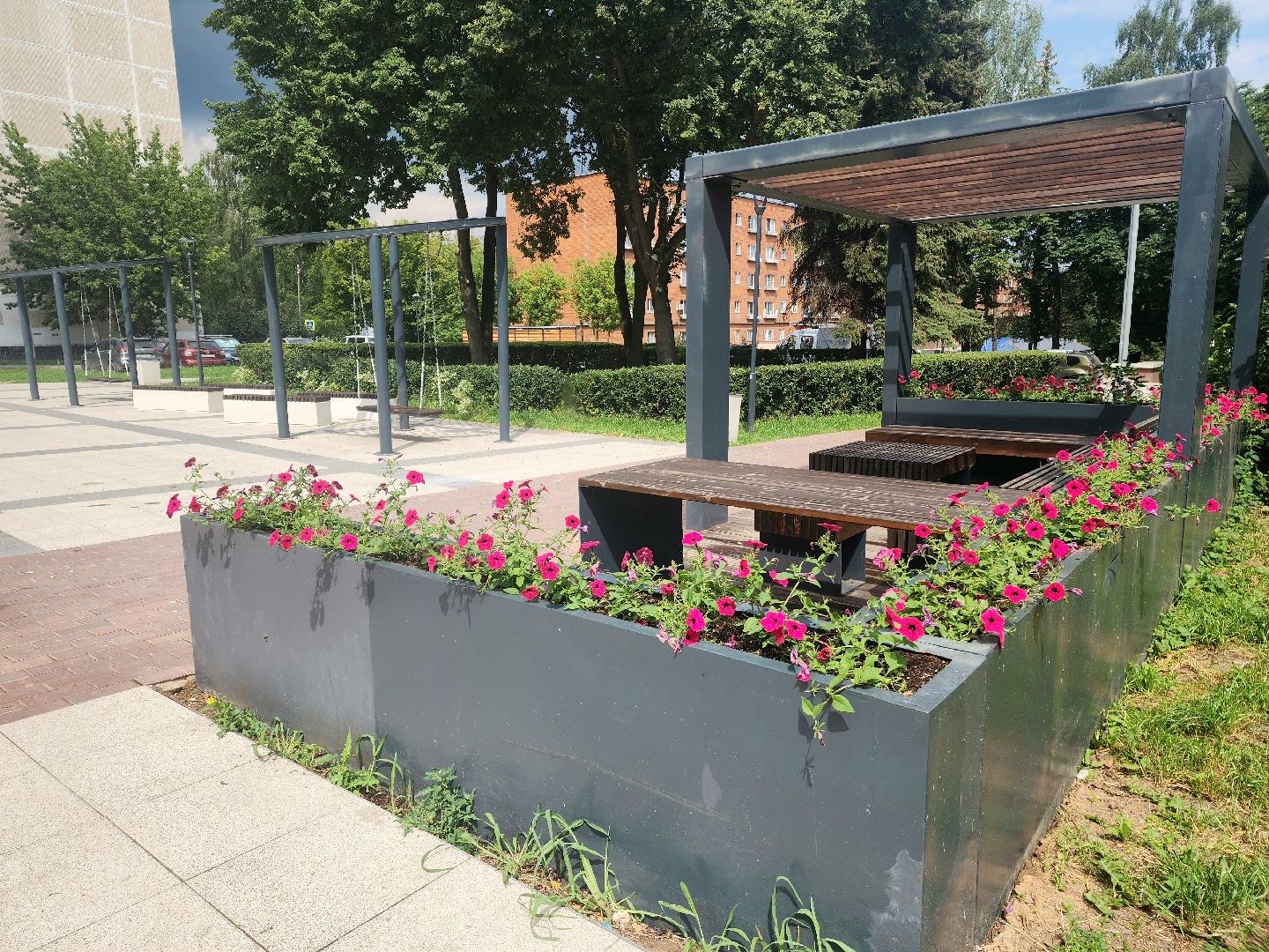 Пущино, благоустройство 2025, цветы, серпухов,