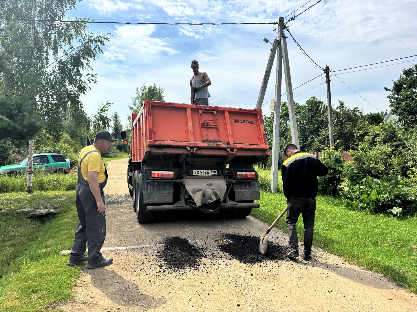 шаховская, ямочный ремон, асфальт, ремонт дорог,