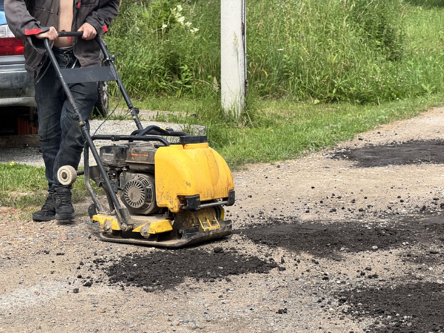 шаховская, ямочный ремон, асфальт, ремонт дорог,