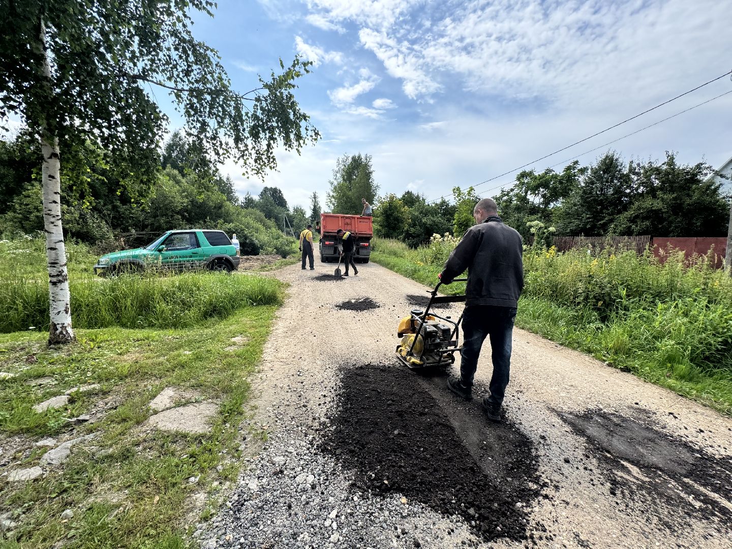 шаховская, ямочный ремон, асфальт, ремонт дорог,