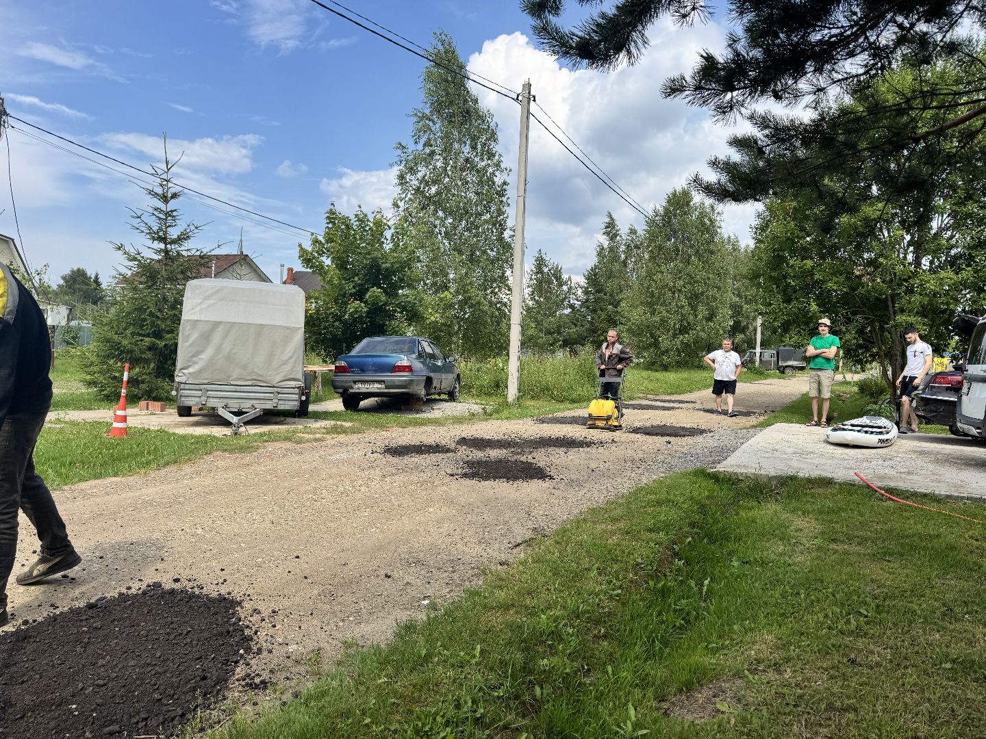 шаховская, ямочный ремон, асфальт, ремонт дорог,