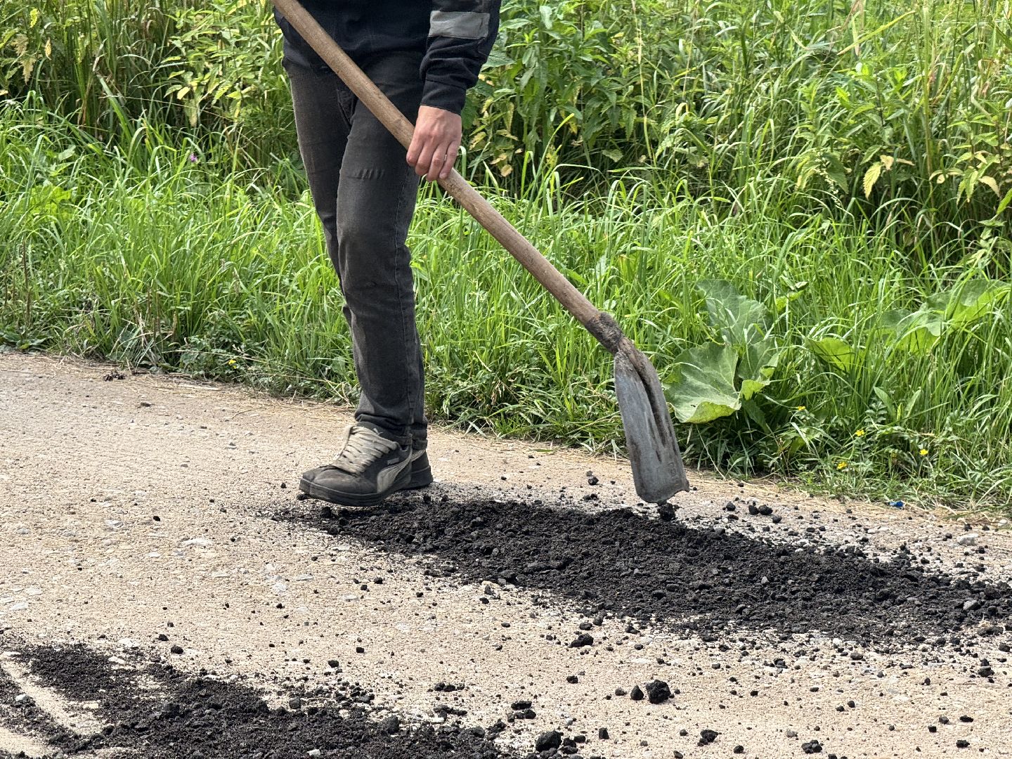 шаховская, ямочный ремон, асфальт, ремонт дорог,