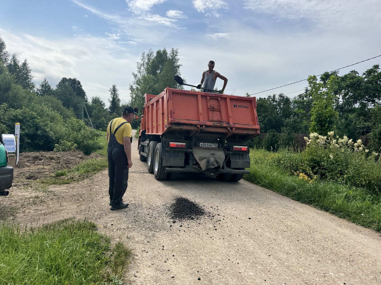 шаховская, ямочный ремон, асфальт, ремонт дорог,