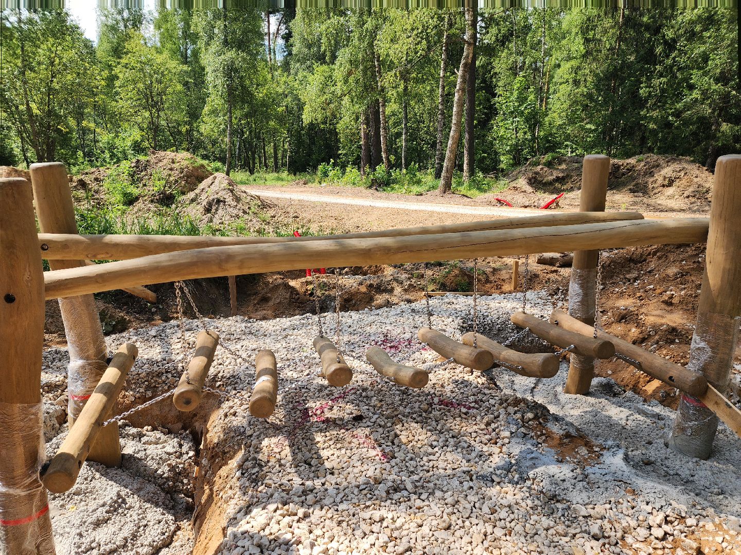 красноармейск, городской округ пушкинский, лесопарк, банный лес ,детские игровые площадки,
