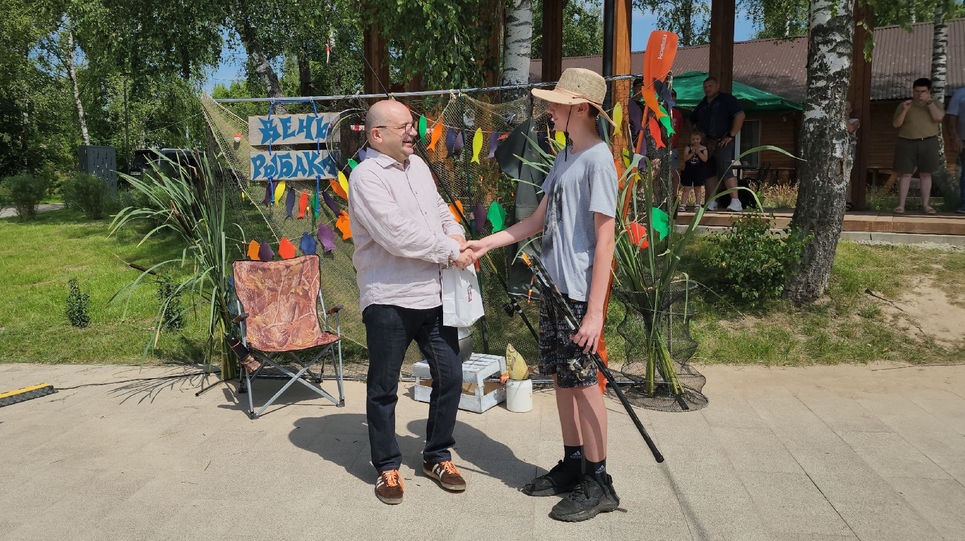 день рыбака, рыбалка, черепаха, набережная, лосино-петровский,