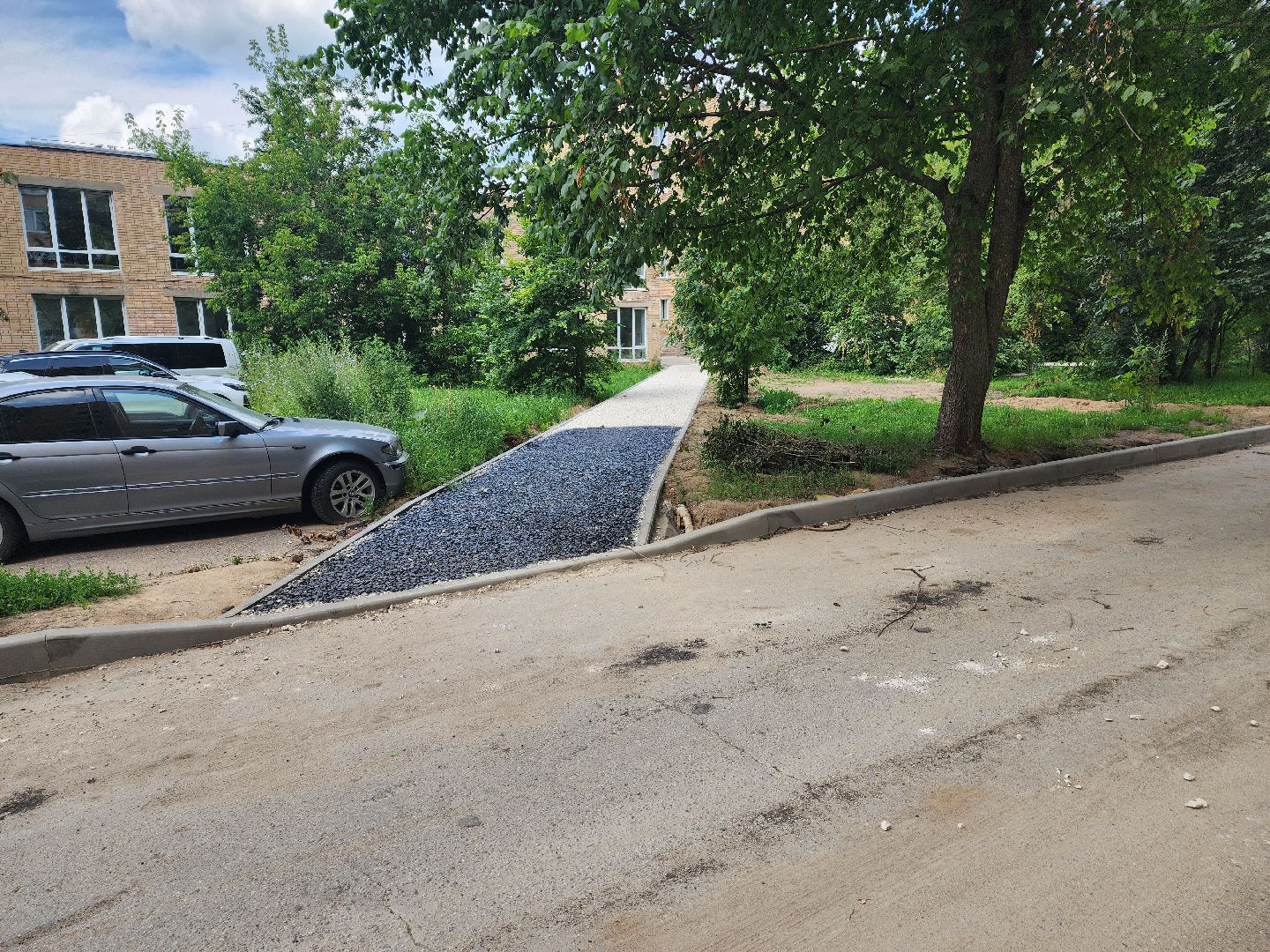 красноармейск, городской округ пушкинский, комплексное благоустройство, новые тротуары,