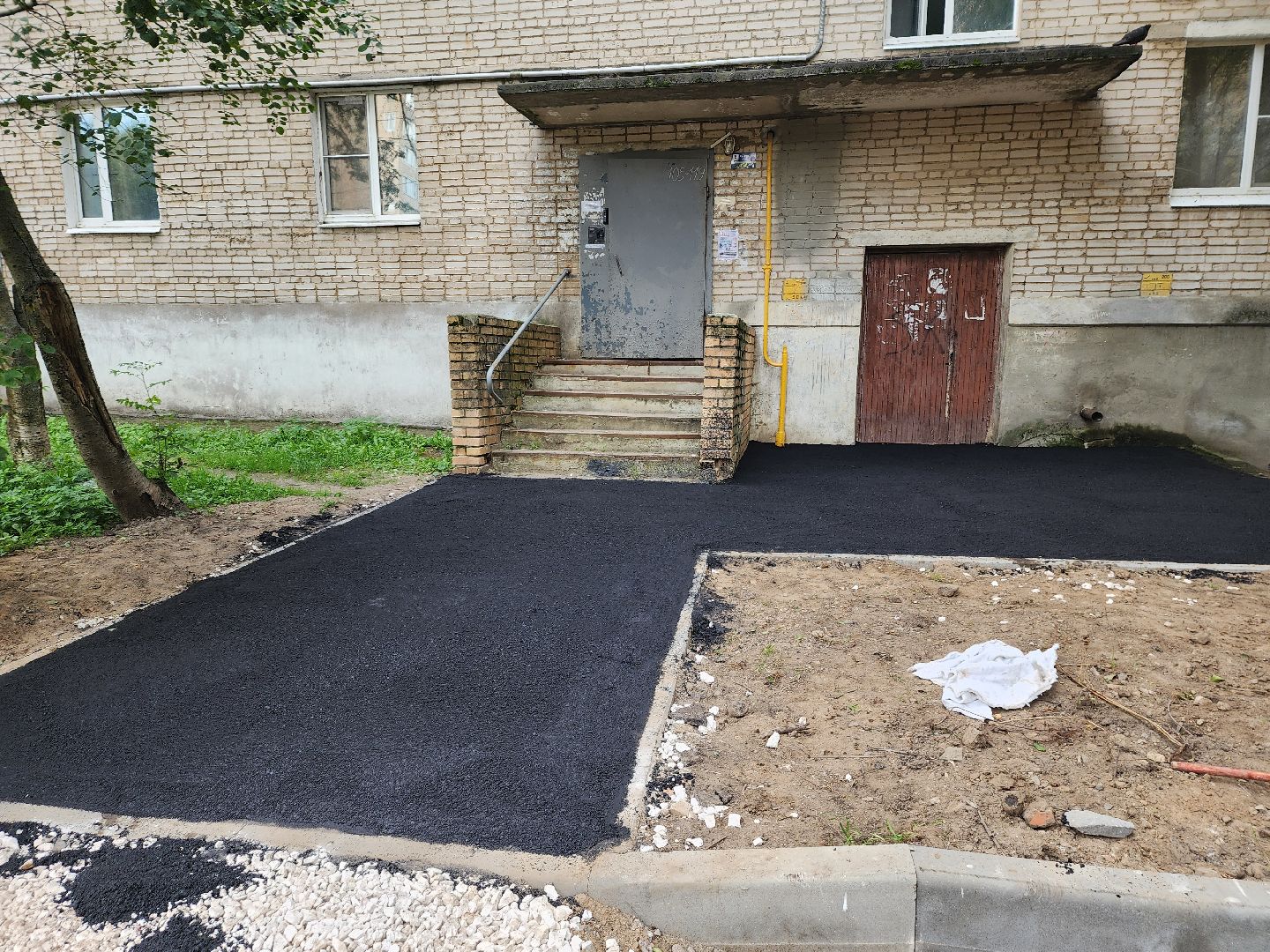 красноармейск, городской округ пушкинский, комплексное благоустройство, новые тротуары,