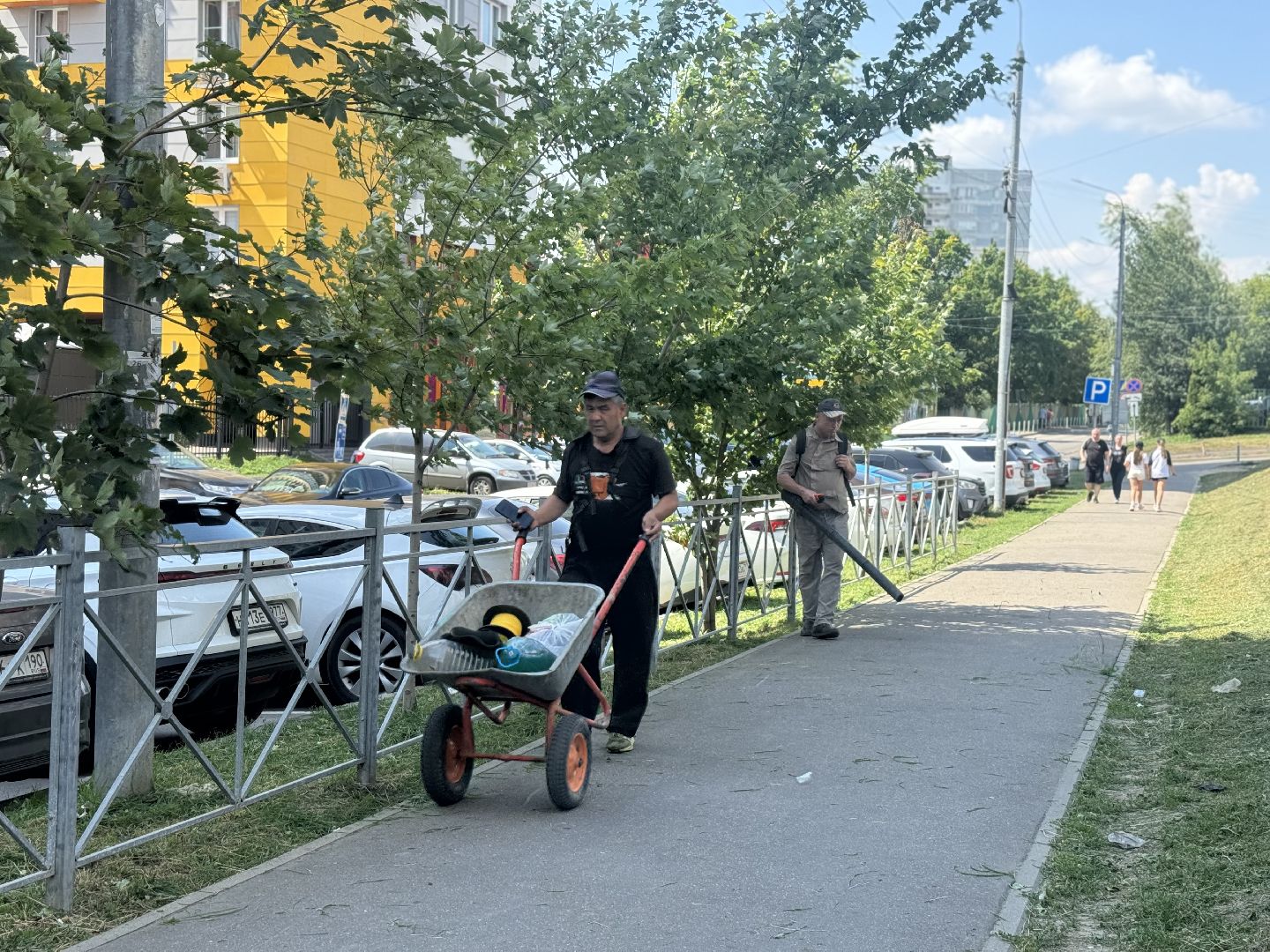 покос травы, ленинский городской округ, мбу благоустройство,