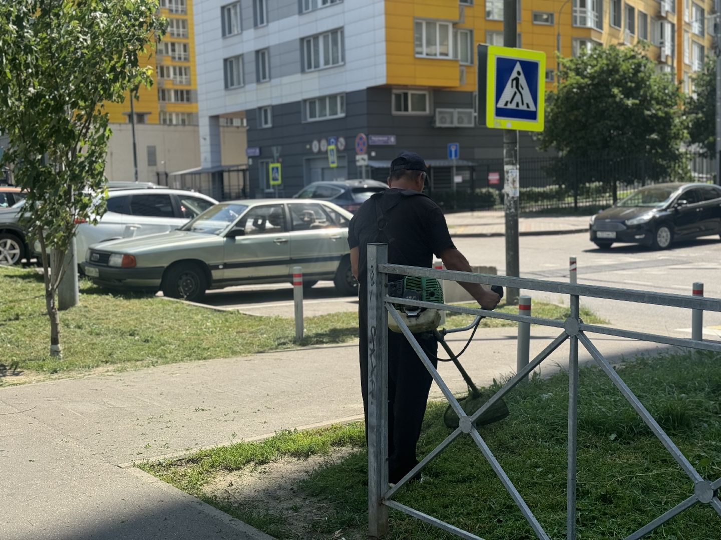 покос травы, ленинский городской округ, мбу благоустройство,