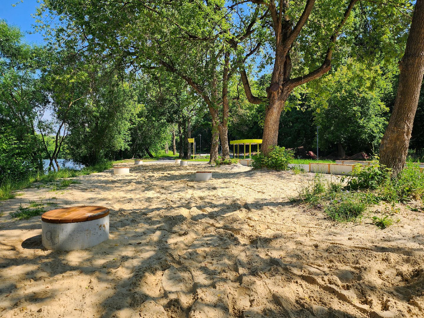 Подольск, Парк Талалихина, Пляж, отдых у воды,