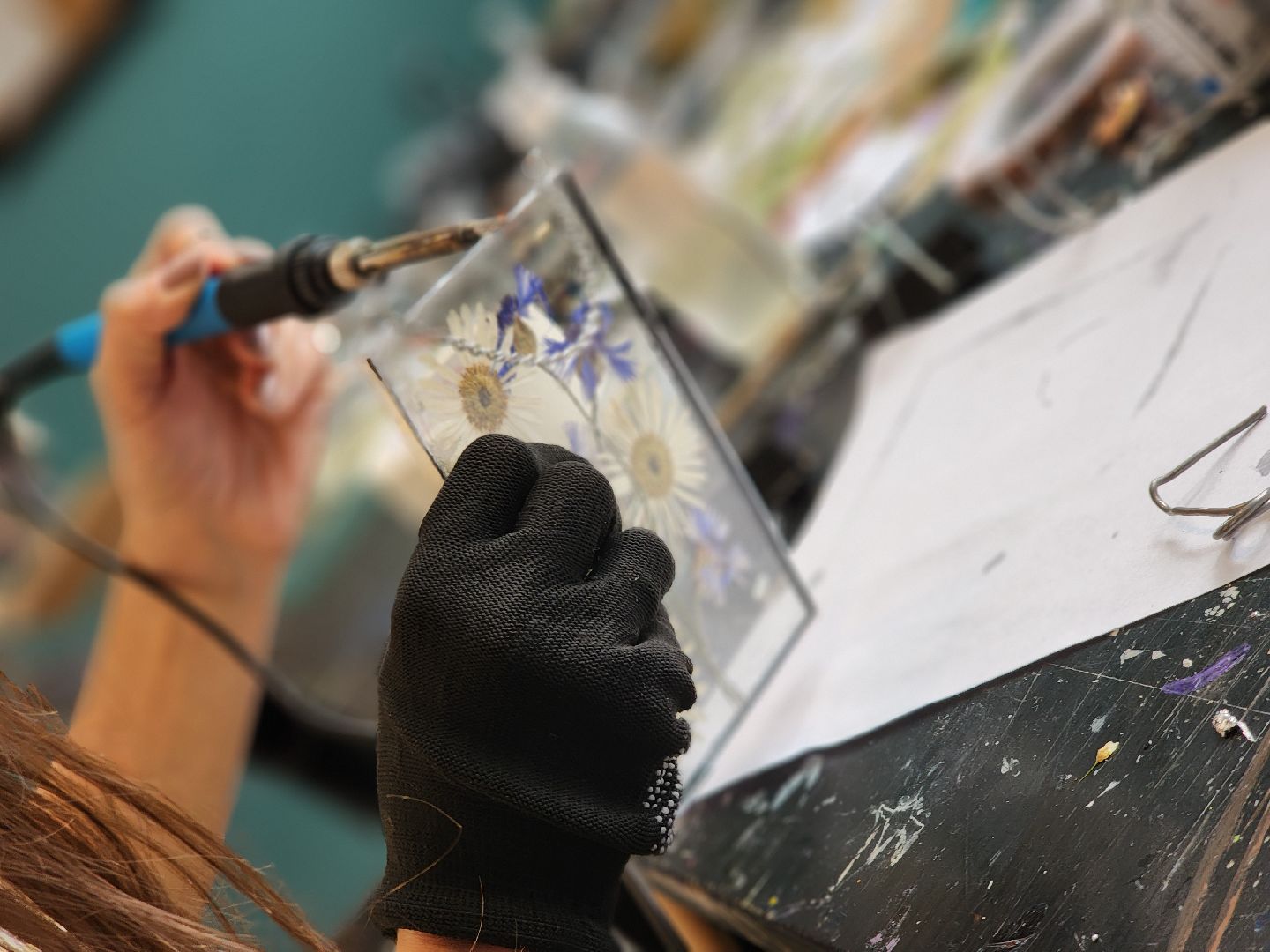 Черноголовка, мастер-класс, Гербарии в стекле,