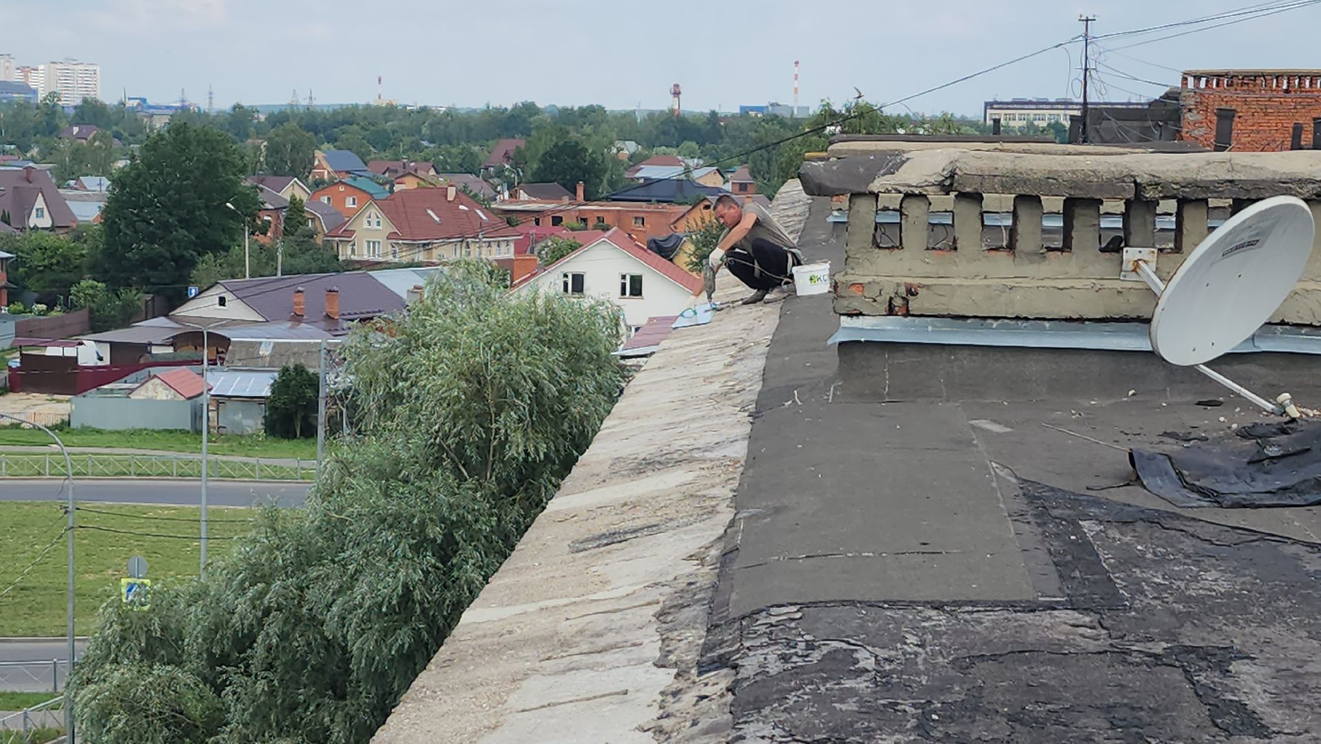 серпухов, улица весенняя, ремонт кровли мкд, ук добрый дом в серпухове,