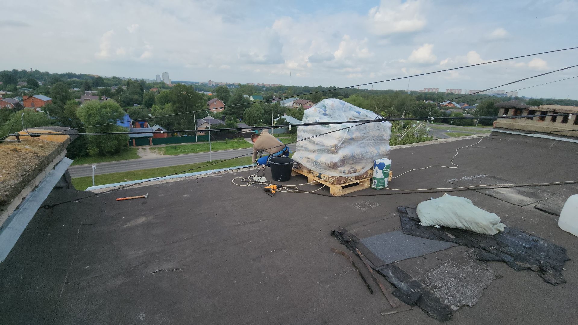 серпухов, улица весенняя, ремонт кровли мкд, ук добрый дом в серпухове,