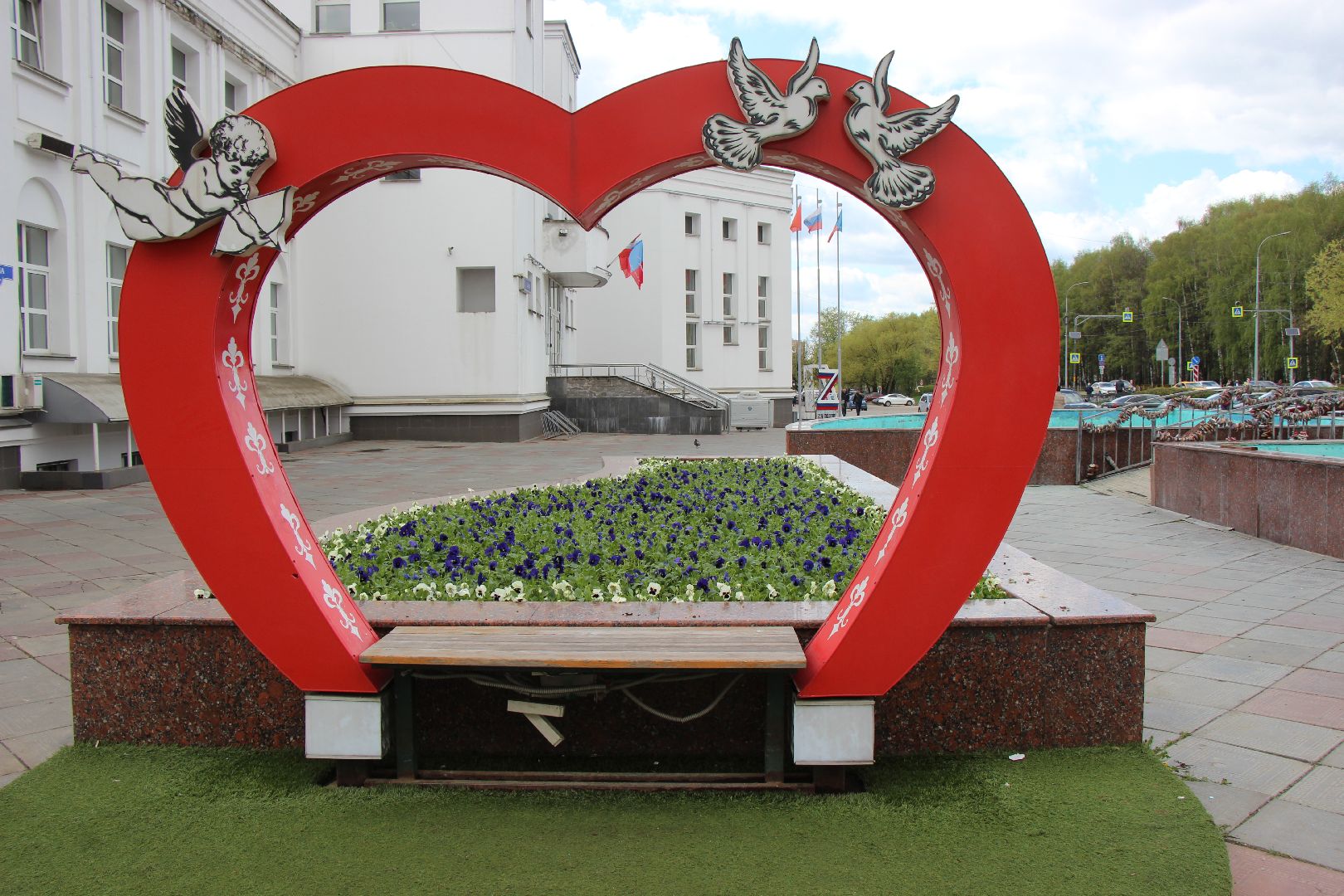 Лобня, благоустройство, цветы