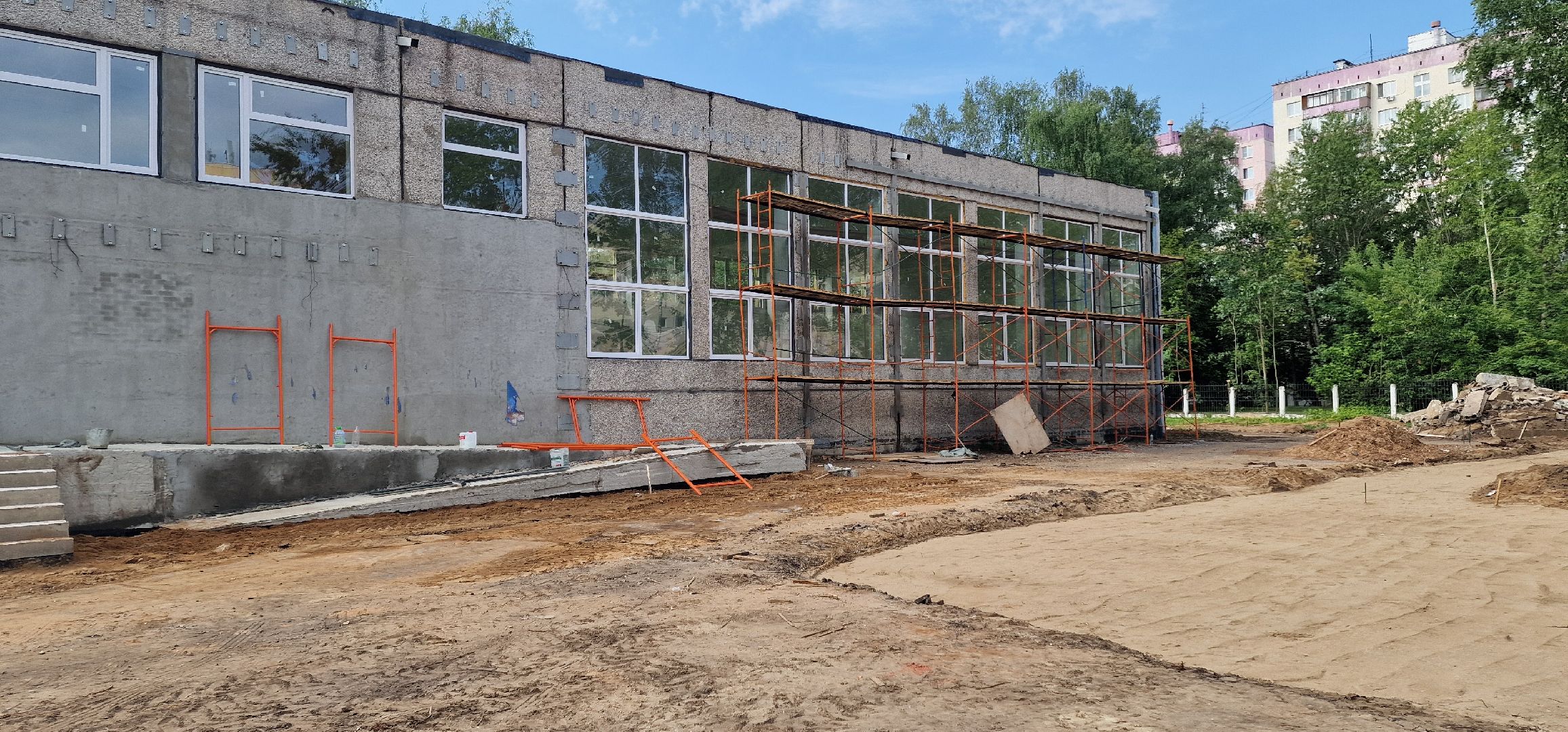 гимназия 1 баландина, капремонт, балашиха,