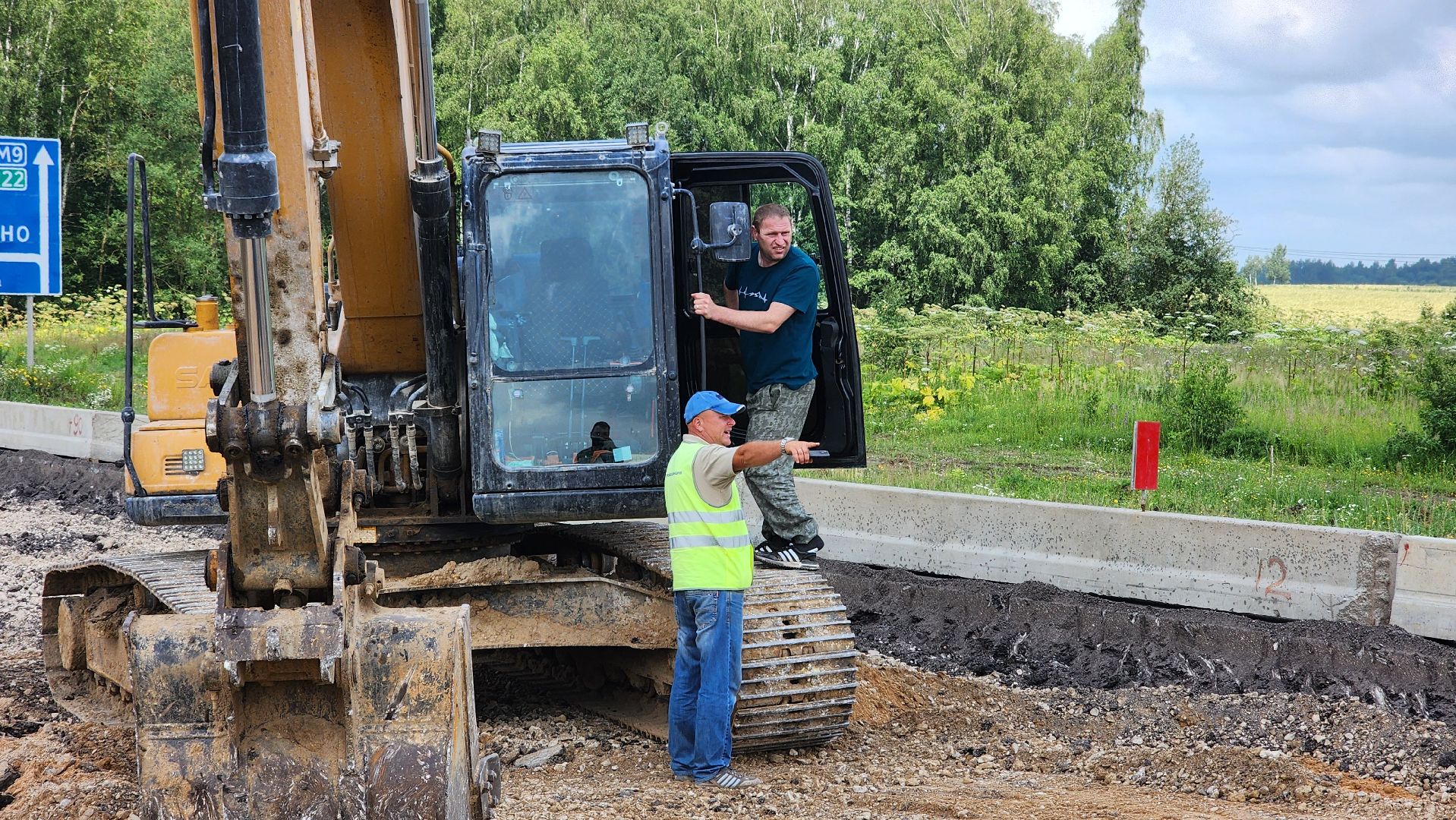 м9 балтия, дорога, волоколамск, строительство,
