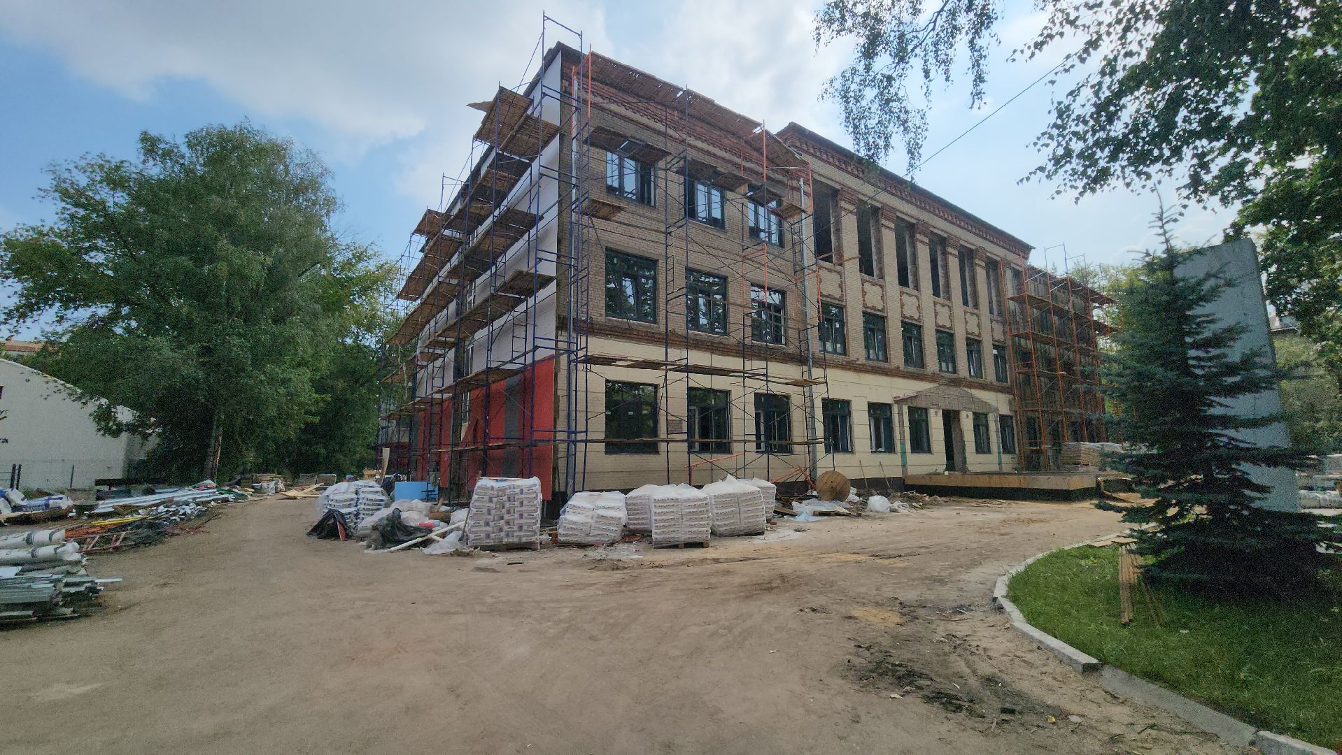 люберцы, капитальный ремонт, гимназия 5, строители,