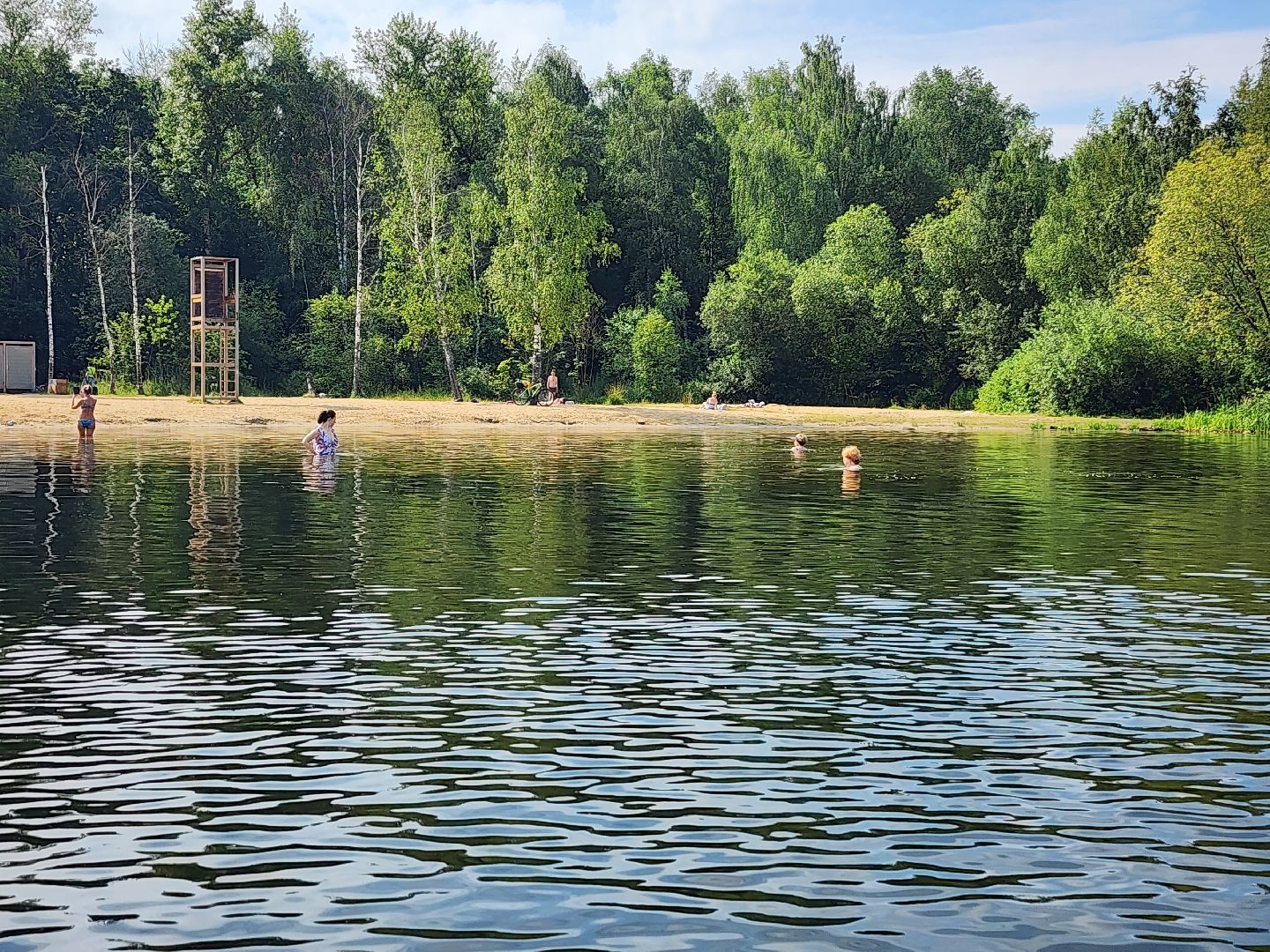 фрязино, отдых на воде, спасательная станция, спасатели, пляжный отдых,