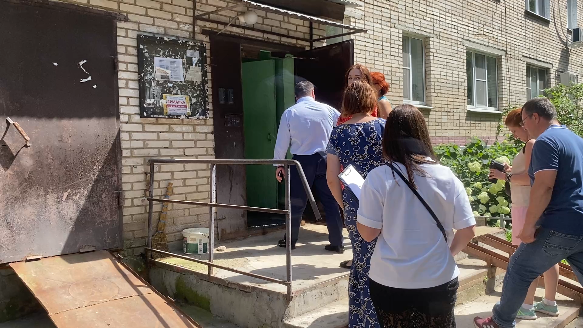 ремонт МКД, ремонт подъезда, власиха цветной бульвар, цветной бульвар 8, обход территории, обращения жителей,