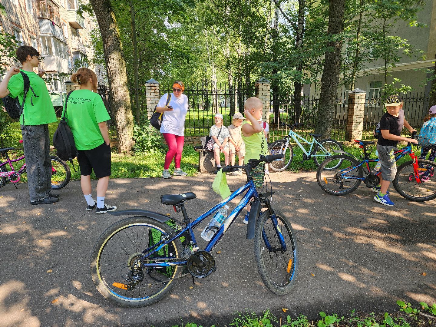 красноармейск, городской округ пушкинский, каникулы с пользой, велопрогулка, поход,