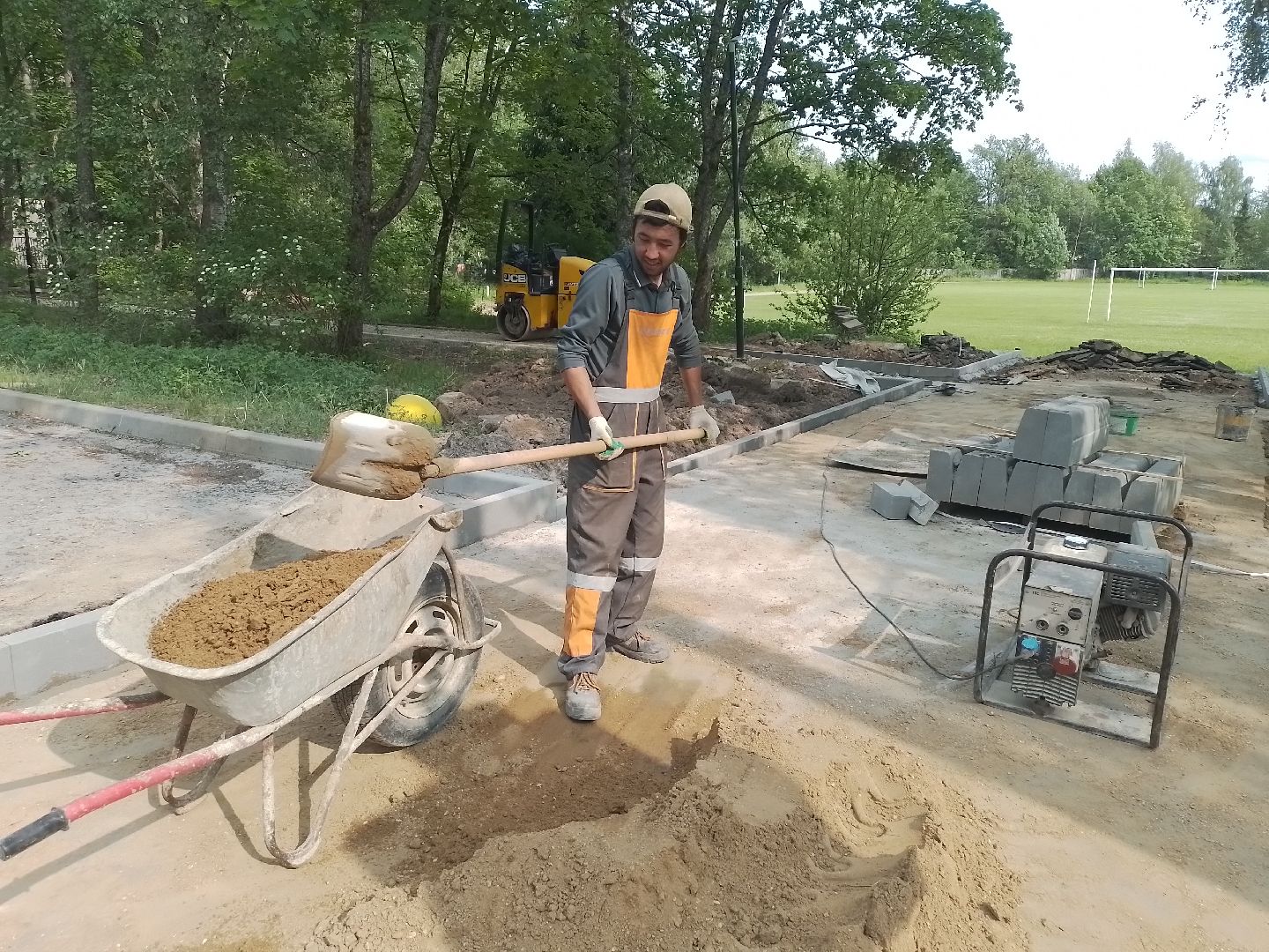 городской округ восход, строительство , благоустройство, стадион, формирование комфортной городской среды,