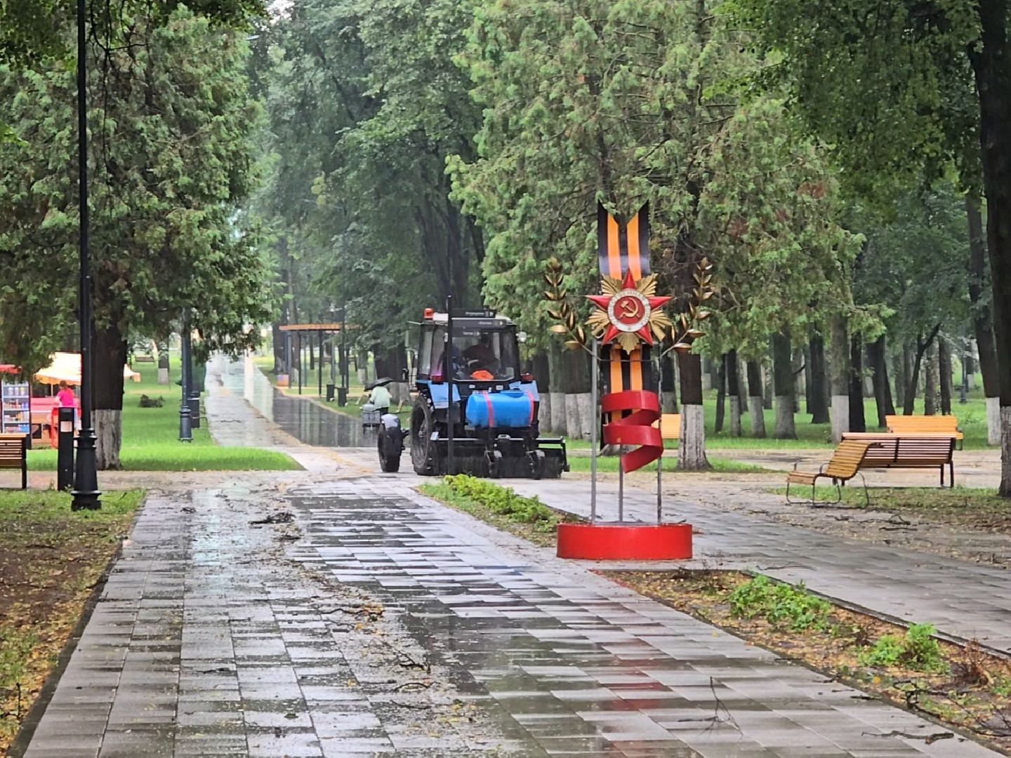 Коломна, ливень, непогода,