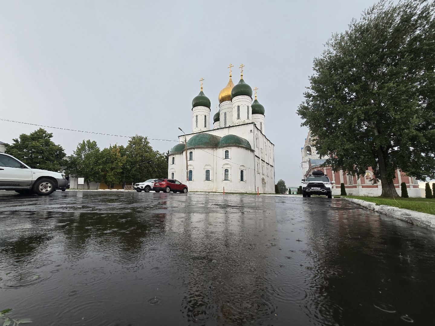Коломна, ливень, непогода,