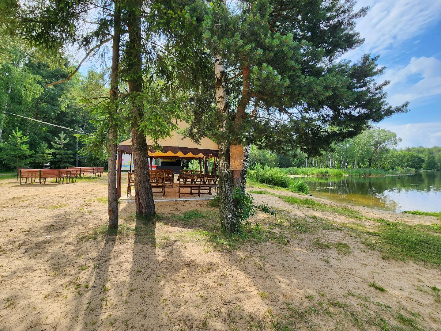 фрязино, пляжный отдых, мангальная зона, лето в подмосковье, озеро,