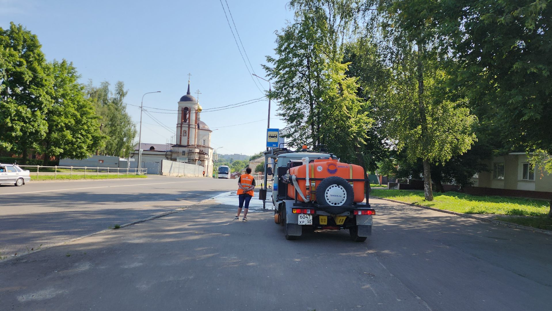 серпухов, подмосковье, уборка остановок,