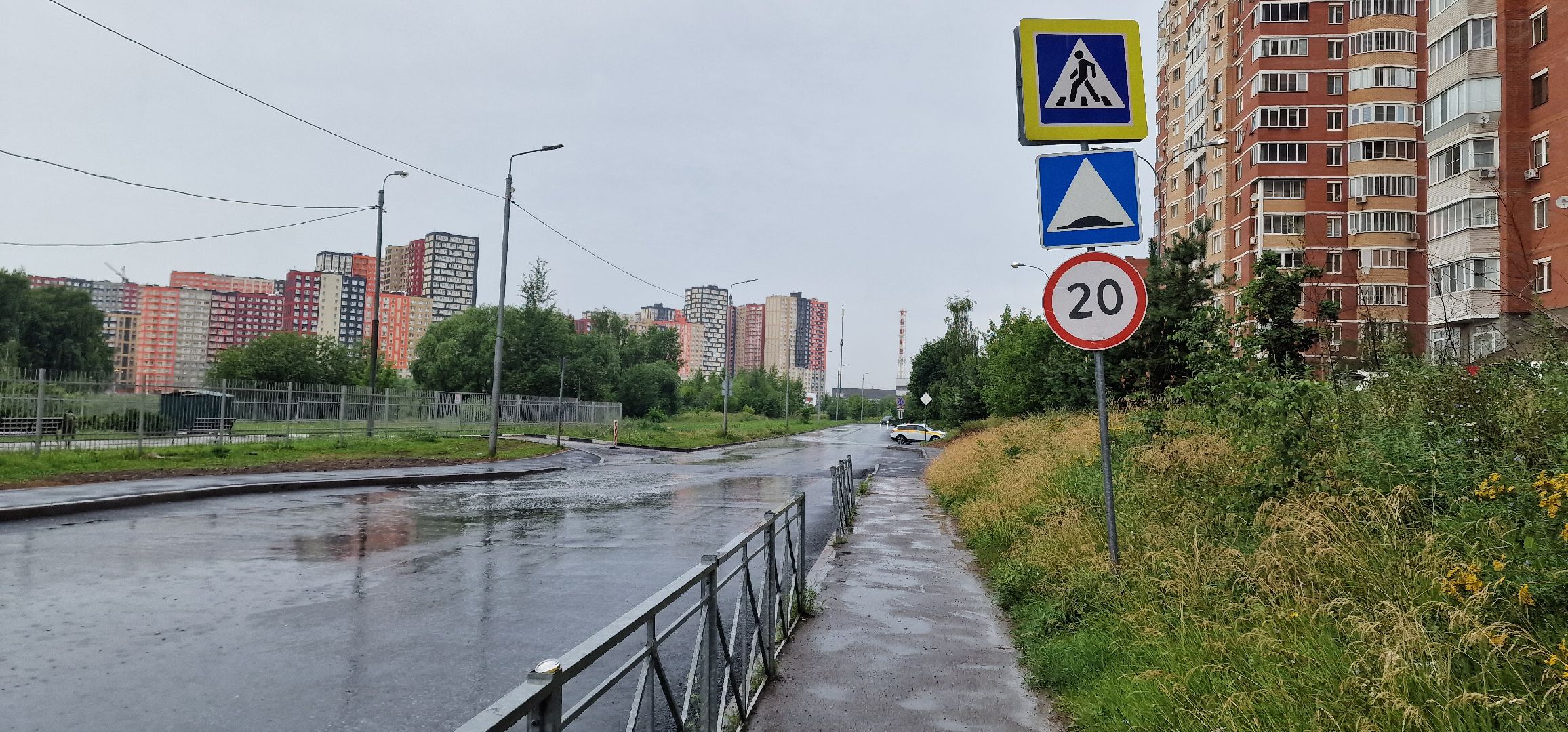 благоустройство, микрорайон новый свет, балашиха, новый асфальт,