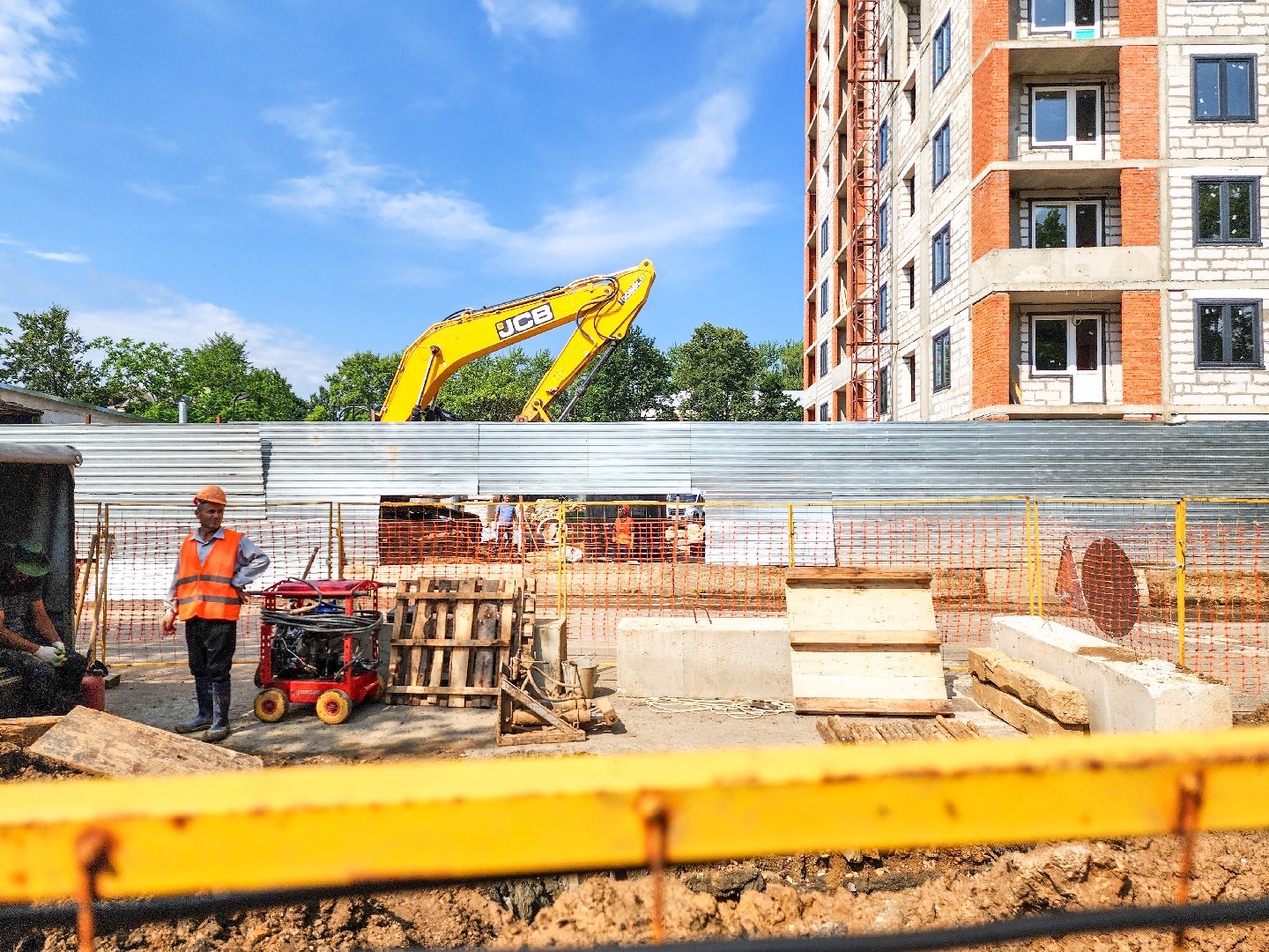 Подольск, строительство, южный поселок, дом для переселенцев подольск,