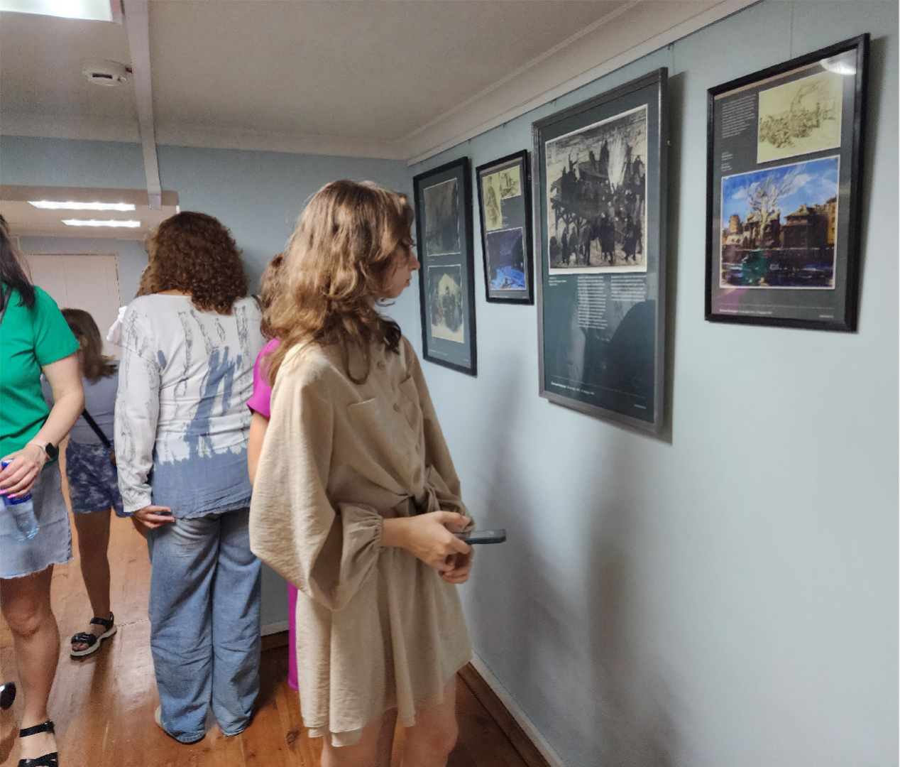 чехов, музей-усадьба лопасня-зачатьевское, выставка, пушкин - имя ратное, экспозиция, картины, рисунки, великая отечественная война,  80-летие победы, фотографии, письма, потомки пушкина, юрий авдеев,