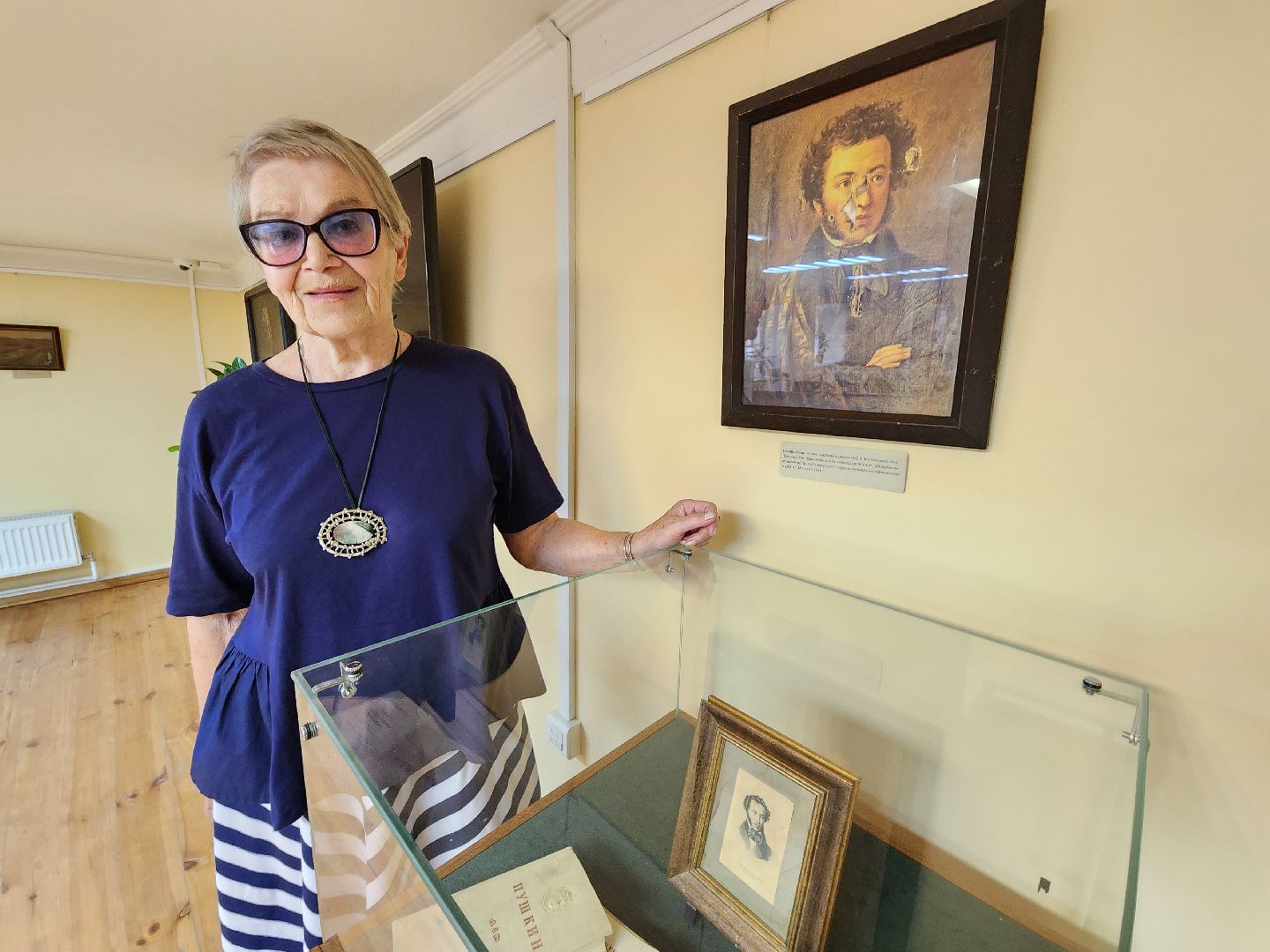 чехов, музей-усадьба лопасня-зачатьевское, выставка, пушкин - имя ратное, экспозиция, картины, рисунки, великая отечественная война,  80-летие победы, фотографии, письма, потомки пушкина, юрий авдеев,