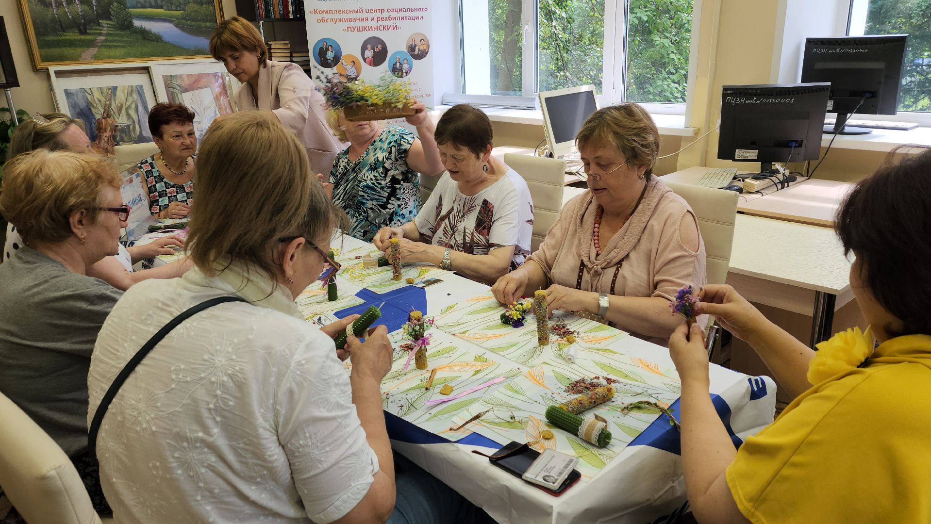 вертикалки, пушкино, мастер-класс, свечи,  декоративно-прикладное искусство, цветы, растения,мыло ручной работы, старшее поколение, социализация,