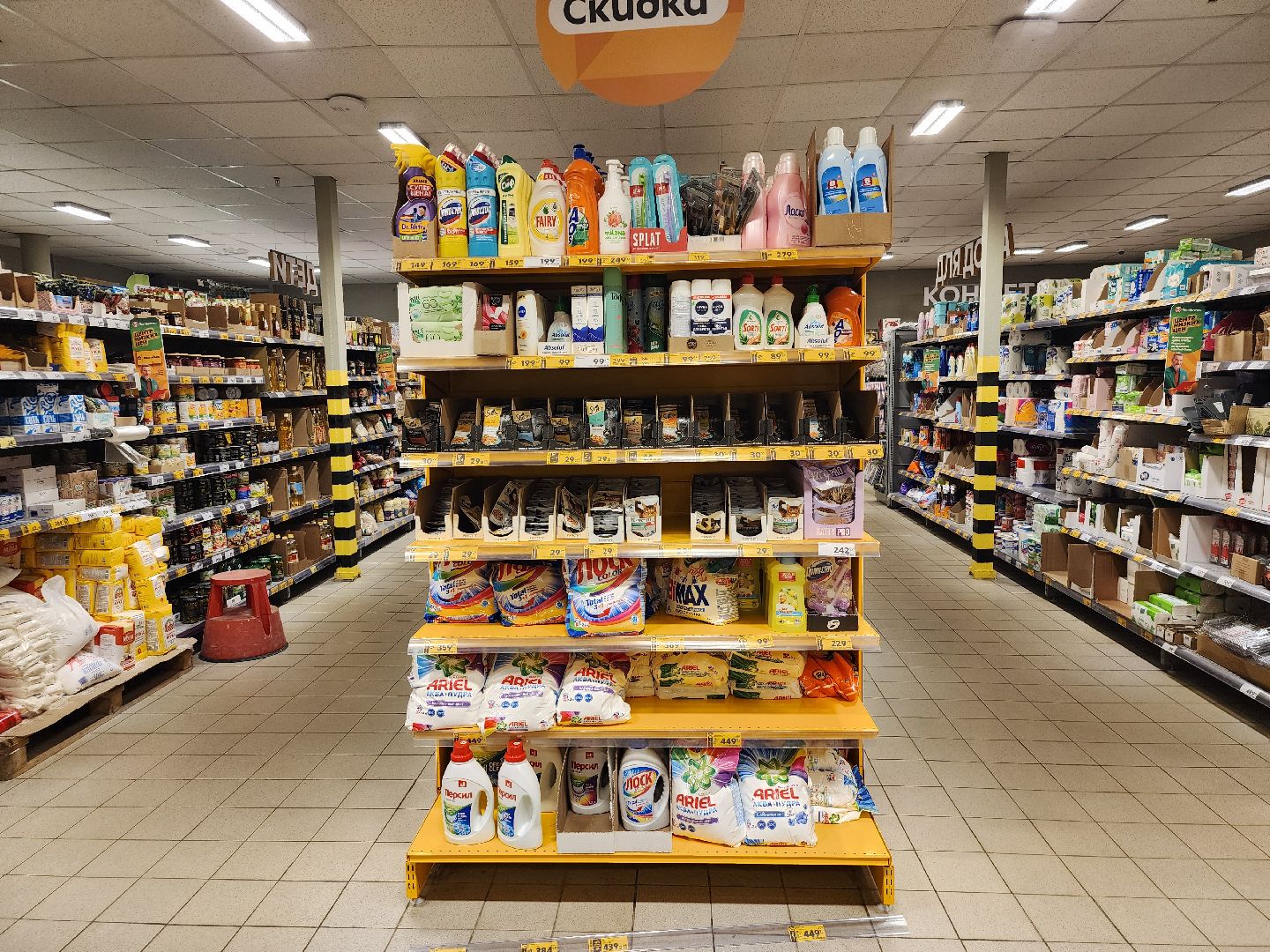 супермаркет, касса самообслуживания, экономика, старая купавна, богородский городской округ,