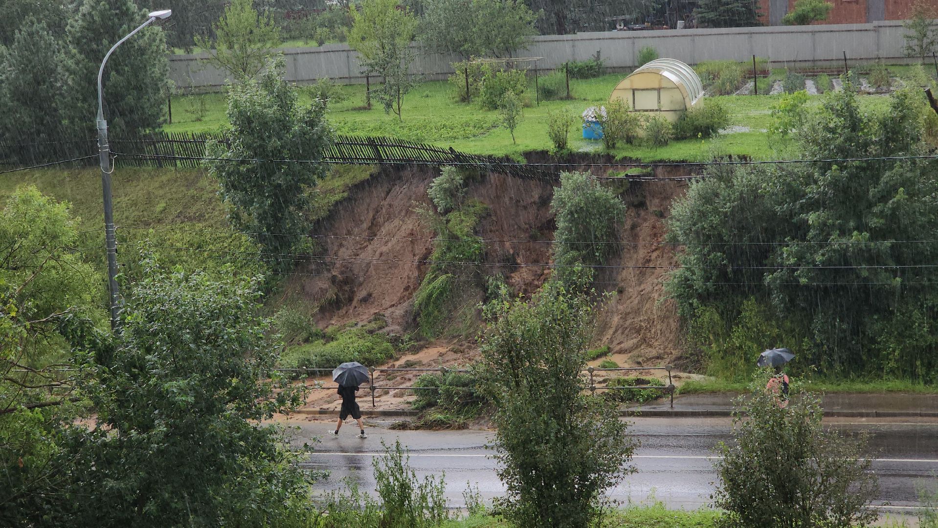 Можайск, Мосавтодор, сход грунта, последствия непогоды,