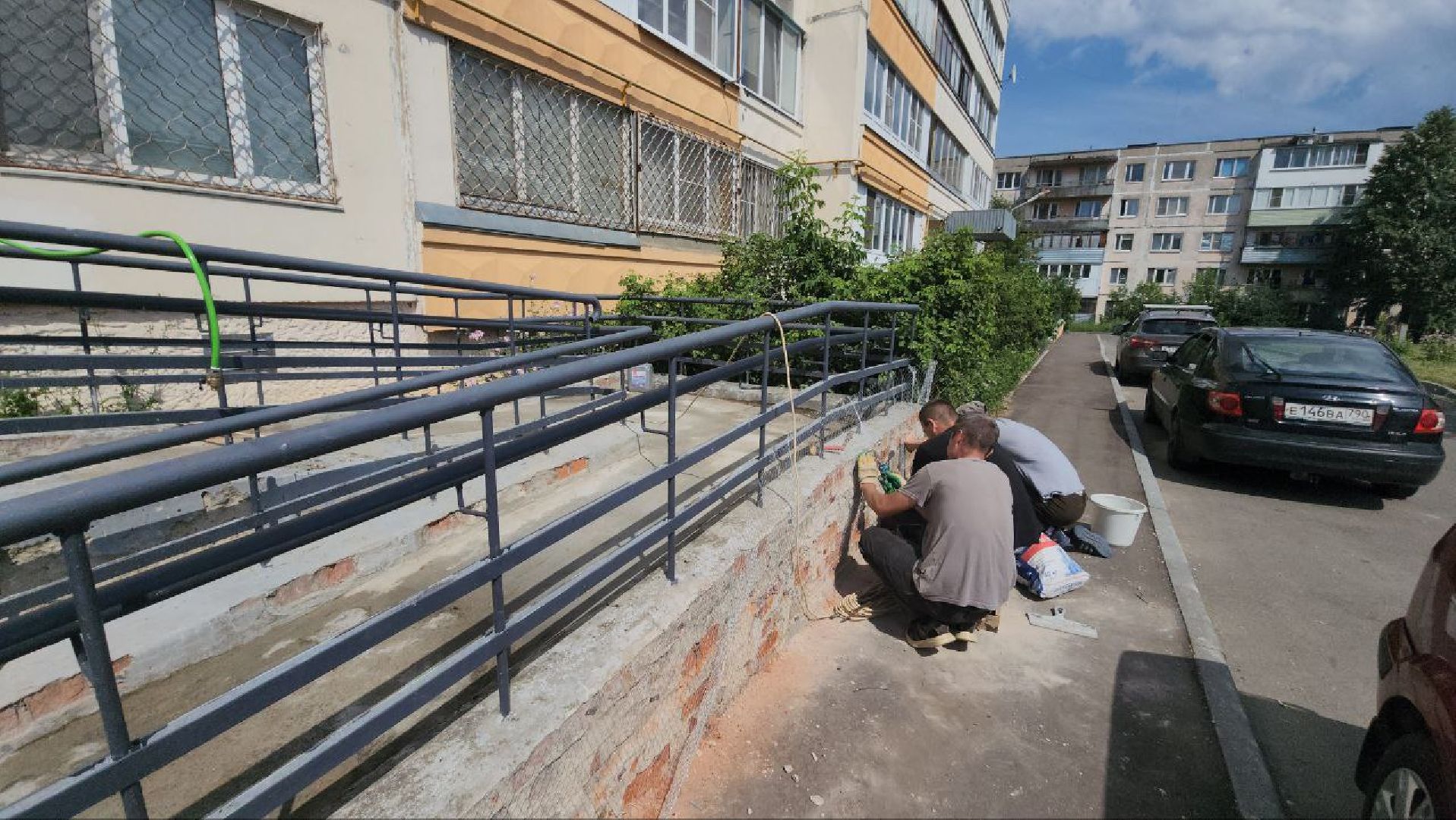 серпухов, улица воршилова, управляющая компания, установка пандусов в серпухове, жкх,