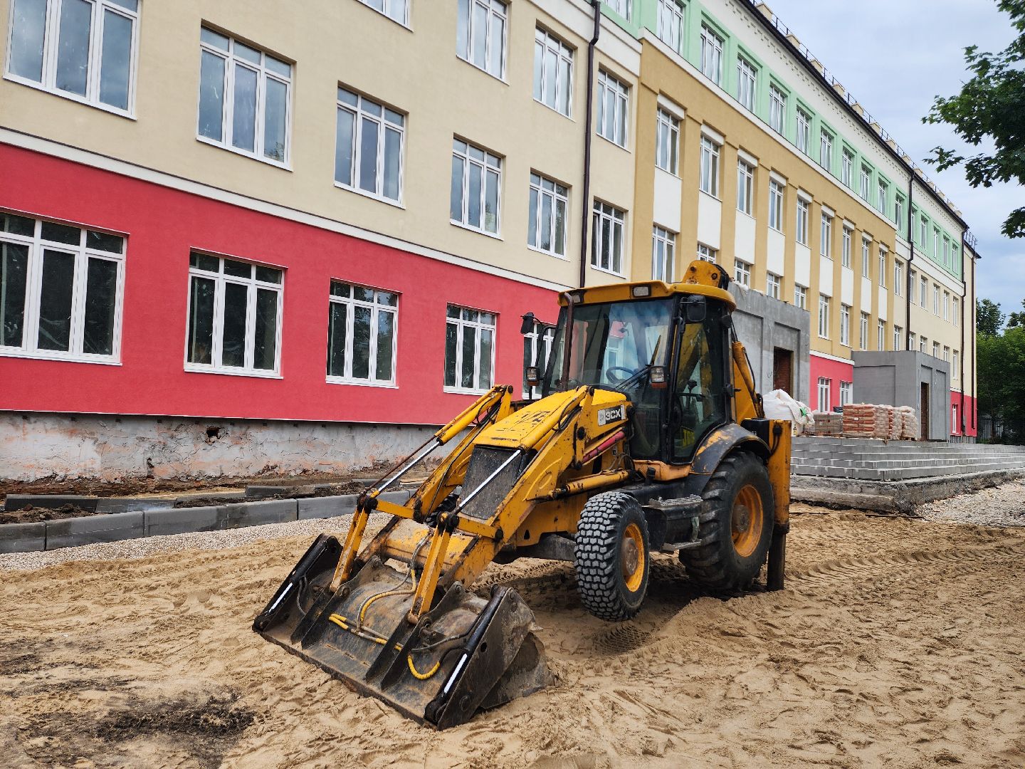 серпухов, школа 1, капитальный ремонт школы, строительство,