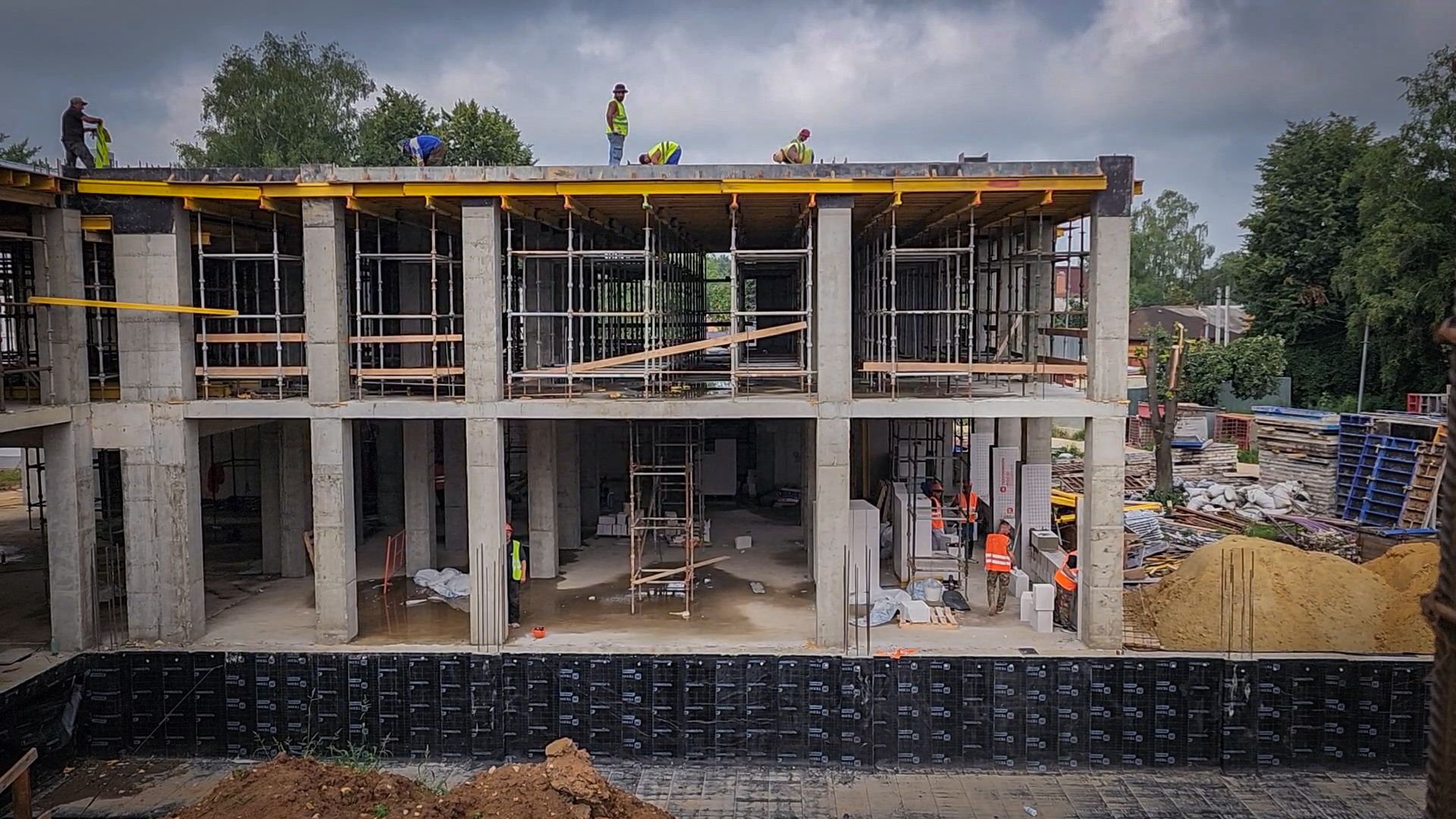 бронницы, строительство пристройки к лицею, новый корпус лицея в бронницах,